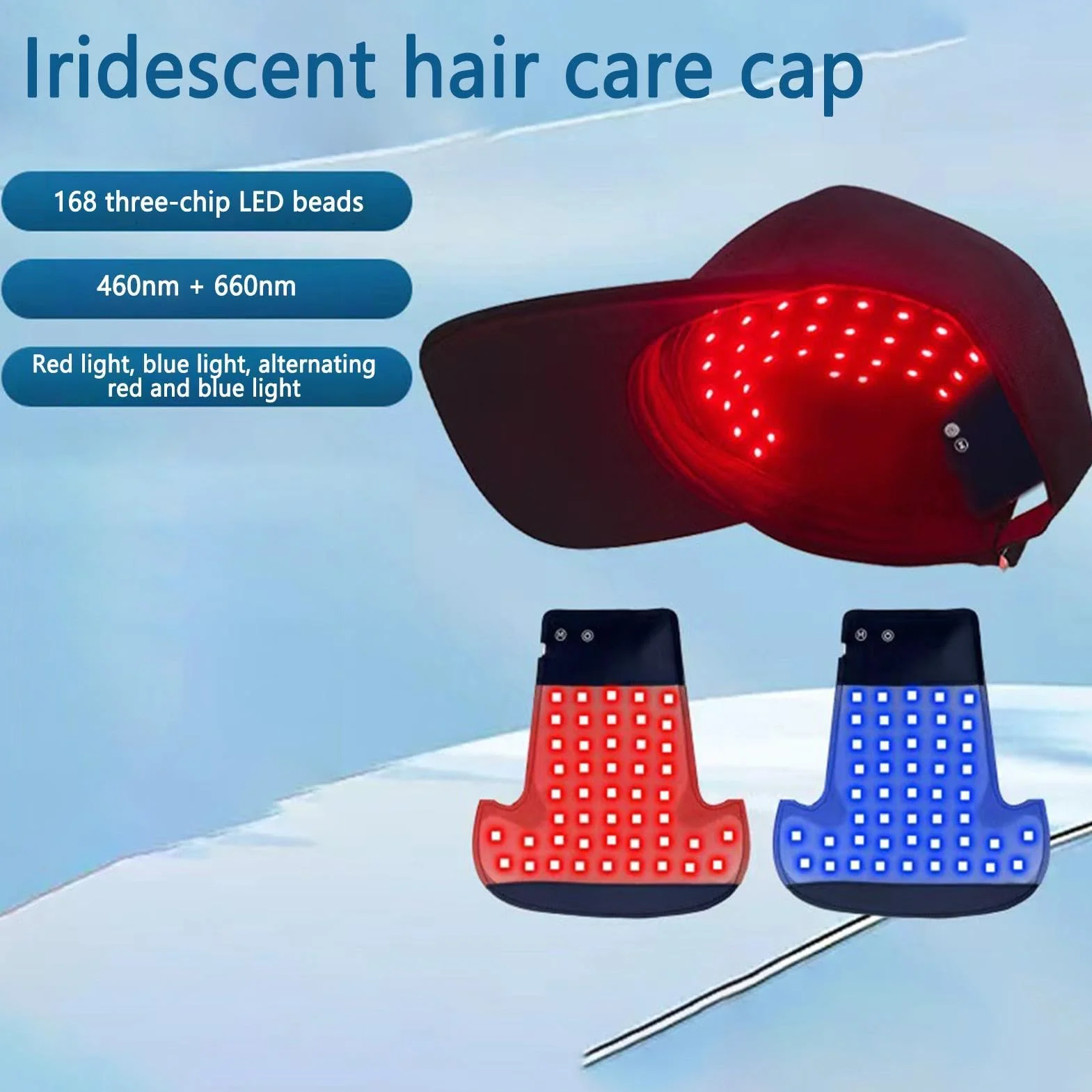 Gorro LED para el cabello 450nm 660nm cuidado del cuero cabelludo