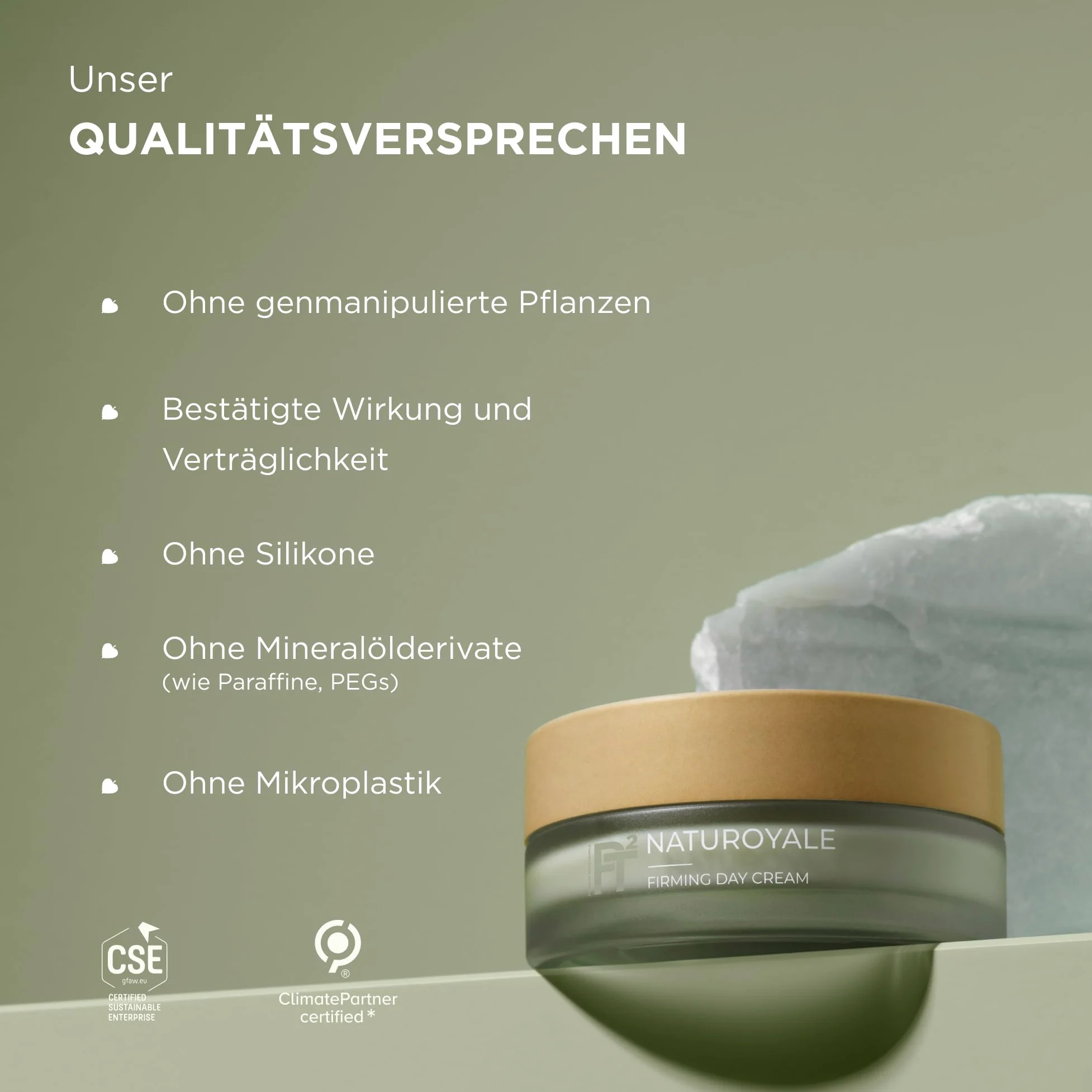 ANNEMARIE BÖRLIND Naturoyale Crema de día reafirmante, 50 ml, para pieles maduras | Crema reafirmante de día, antienvejecimiento, hidratante contra arrugas, renovación celular, con paracreso, con trufa blanca