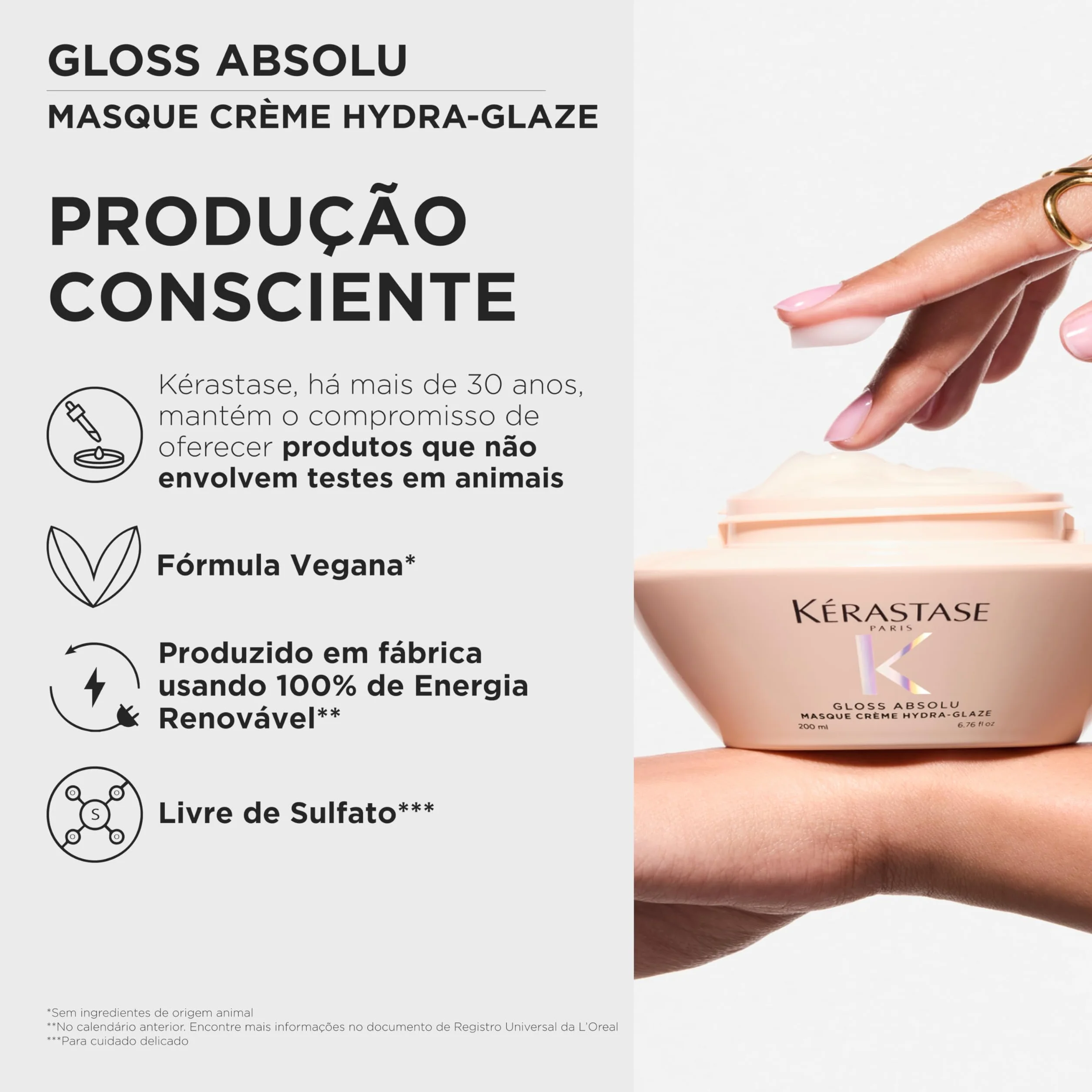 Kérastase Gloss Absolu Masque Crème Hydra-Glaze Mascarilla Cabello Encrespado 200 ml
