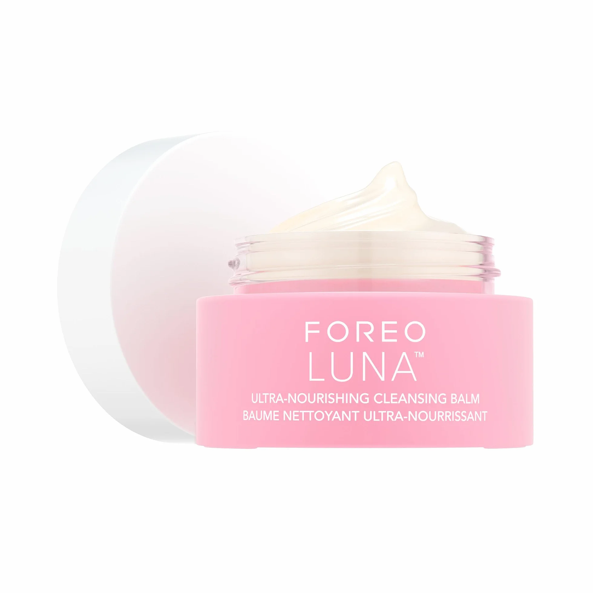 FOREO LUNA Bálsamo desmaquillante ultranutritivo - Desmaquillante facial suave - Gel limpiador facial - Desmaquillante ojos - Vegano y cruelty-free - Sin fragancia y eco - 75 ml