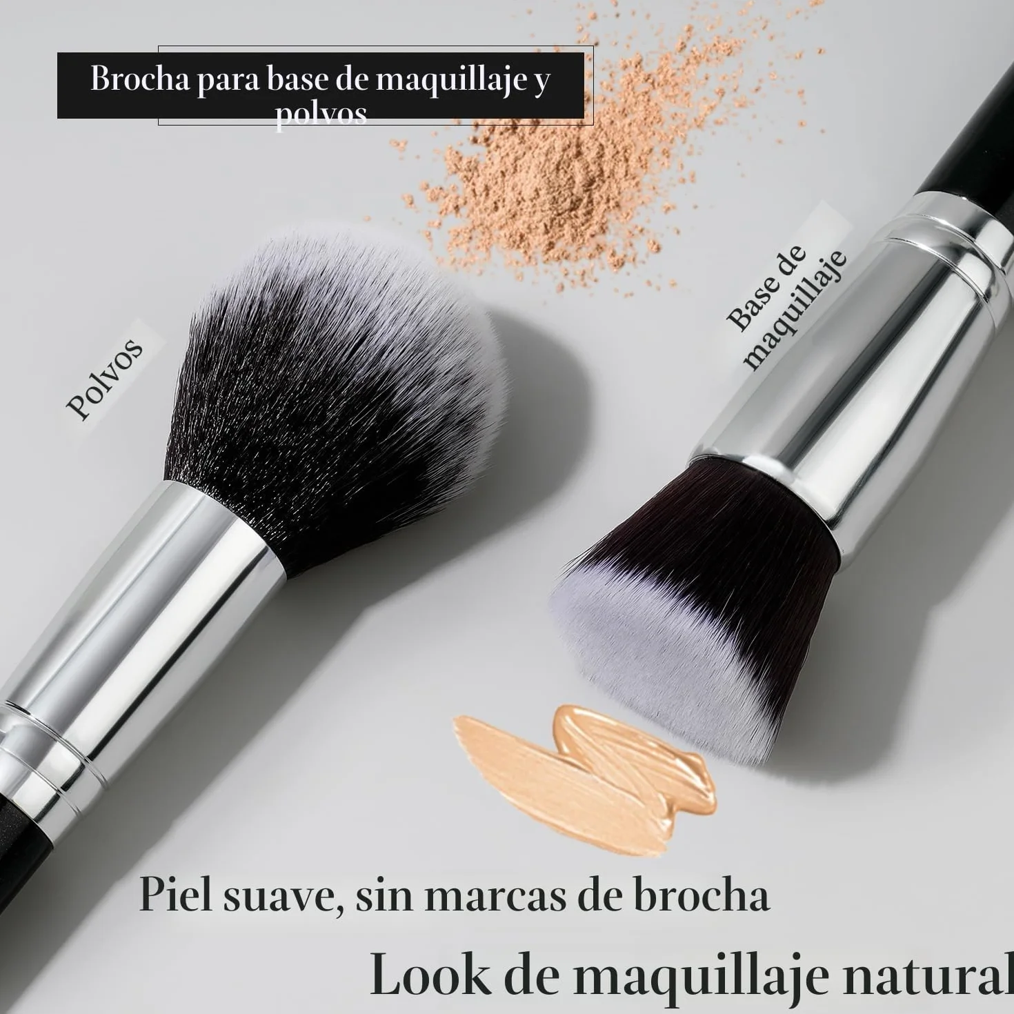 BEILI Juego Brochas Maquillaje 30 Piezas Profesional Base Polvo Sombra Ojos Corrector