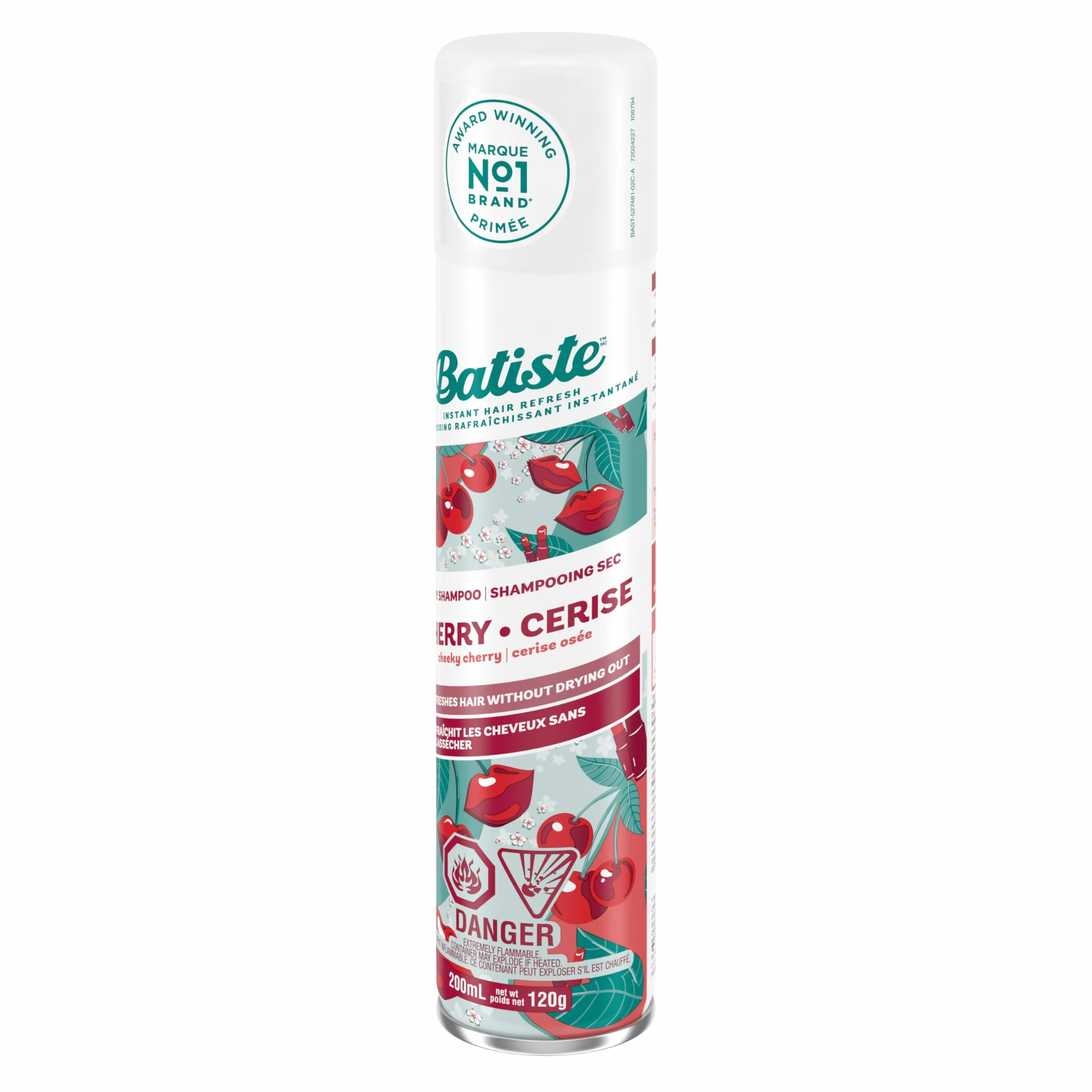 Batiste Cherry Dry Shampoo Champú, Fresh 200 ml