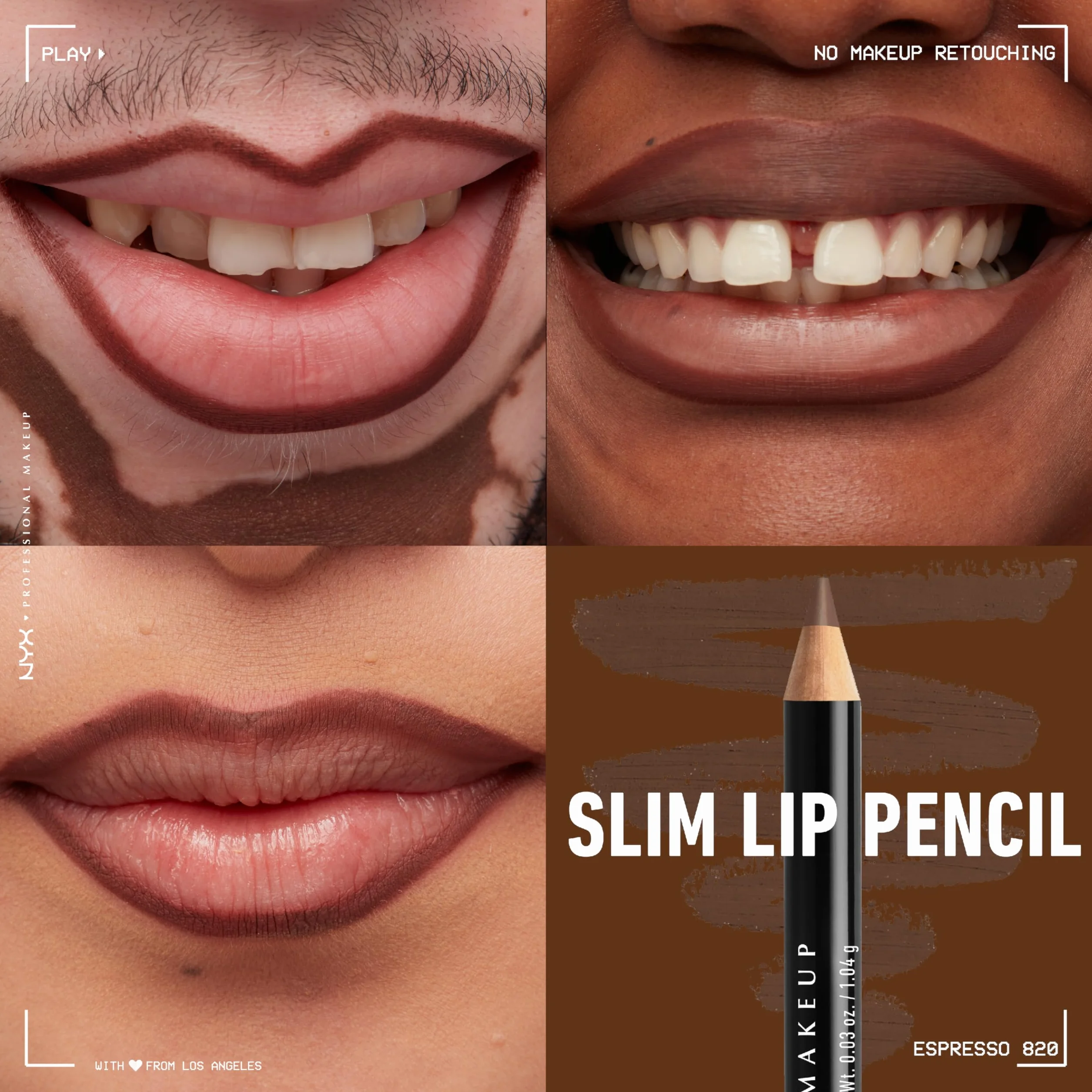 NYX Professional Makeup Slim Lip Pencil Espresso