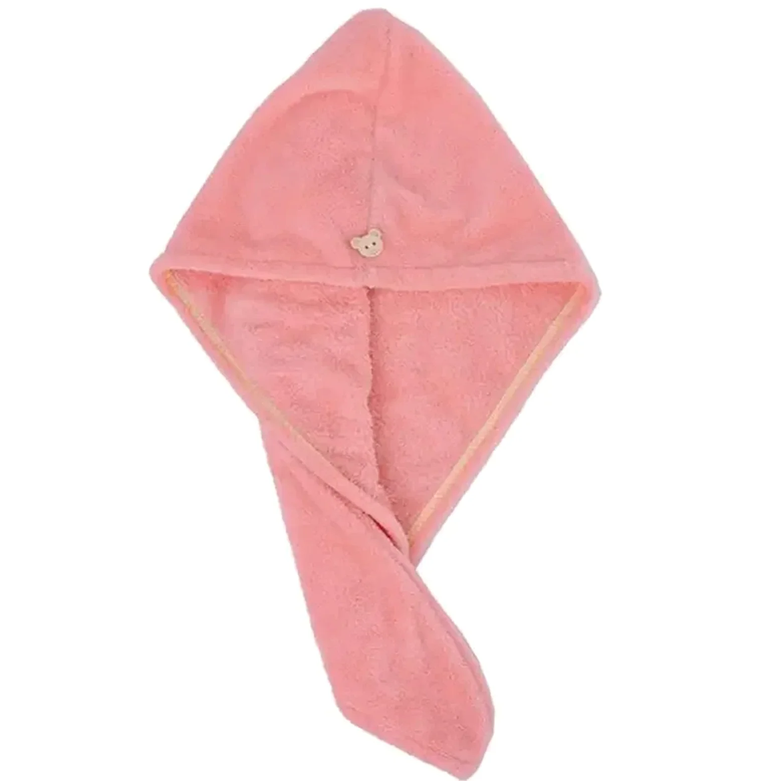 Toalla de microfibra for el cabello, envoltura de secado de cabello antiencrespamiento for mujeres y hombres, sombrero for cabello seco, súper absorbente, gorro de baño envuelto para Mujeres Cabello r