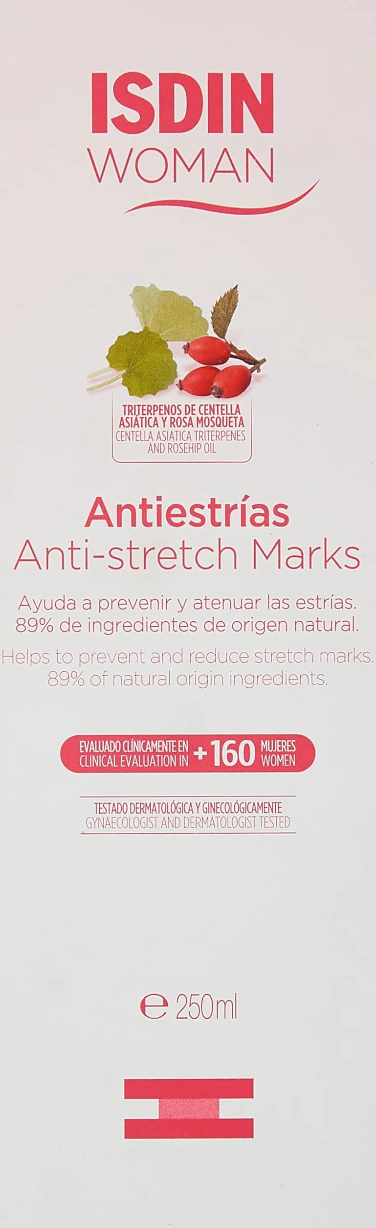 ISDIN Woman Antiestrias Crema Corporal Antiestrías 250 ml