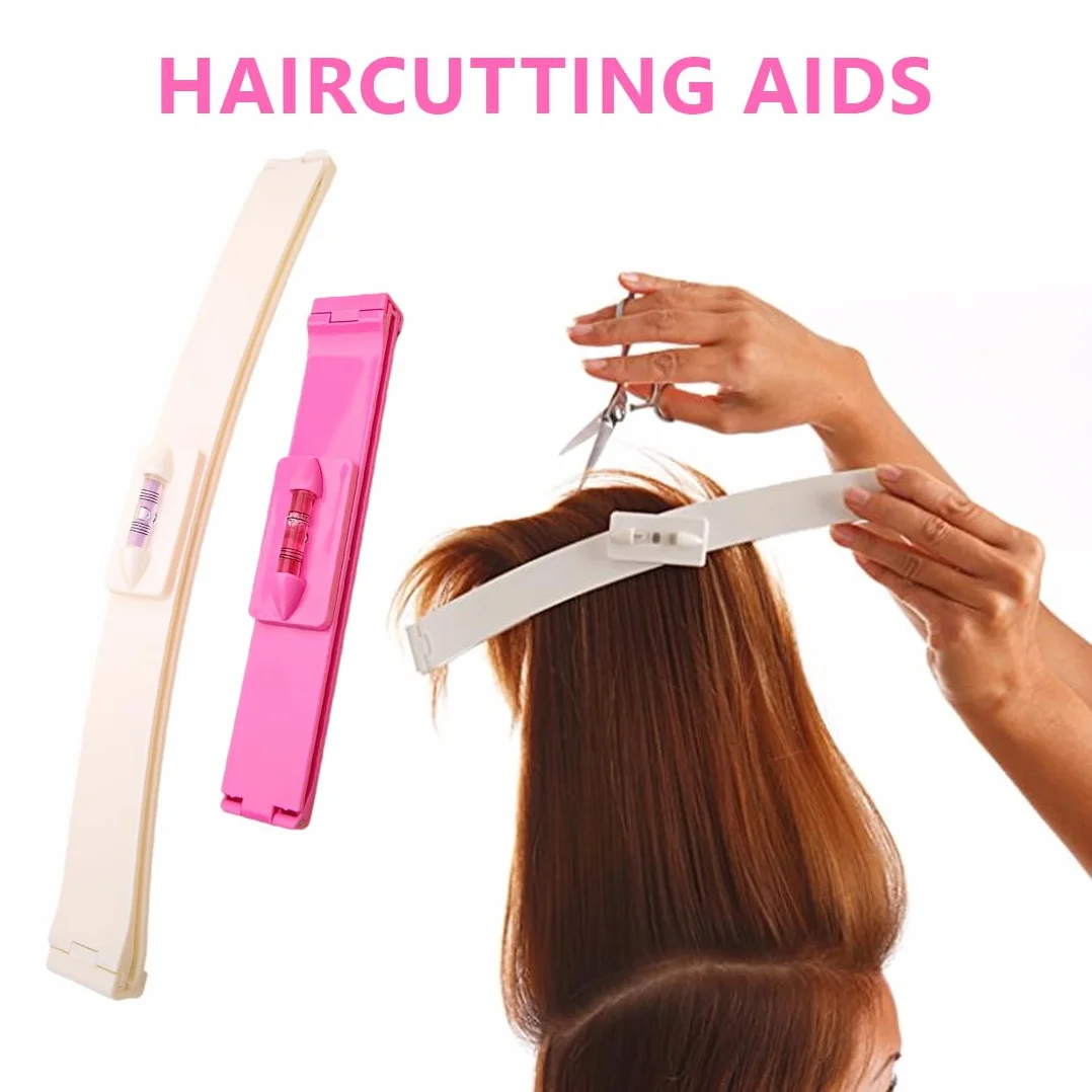 Set de Cortar Pelo Guía para Flequillo y Puntas Kit de Corte Profesional para Principiantes