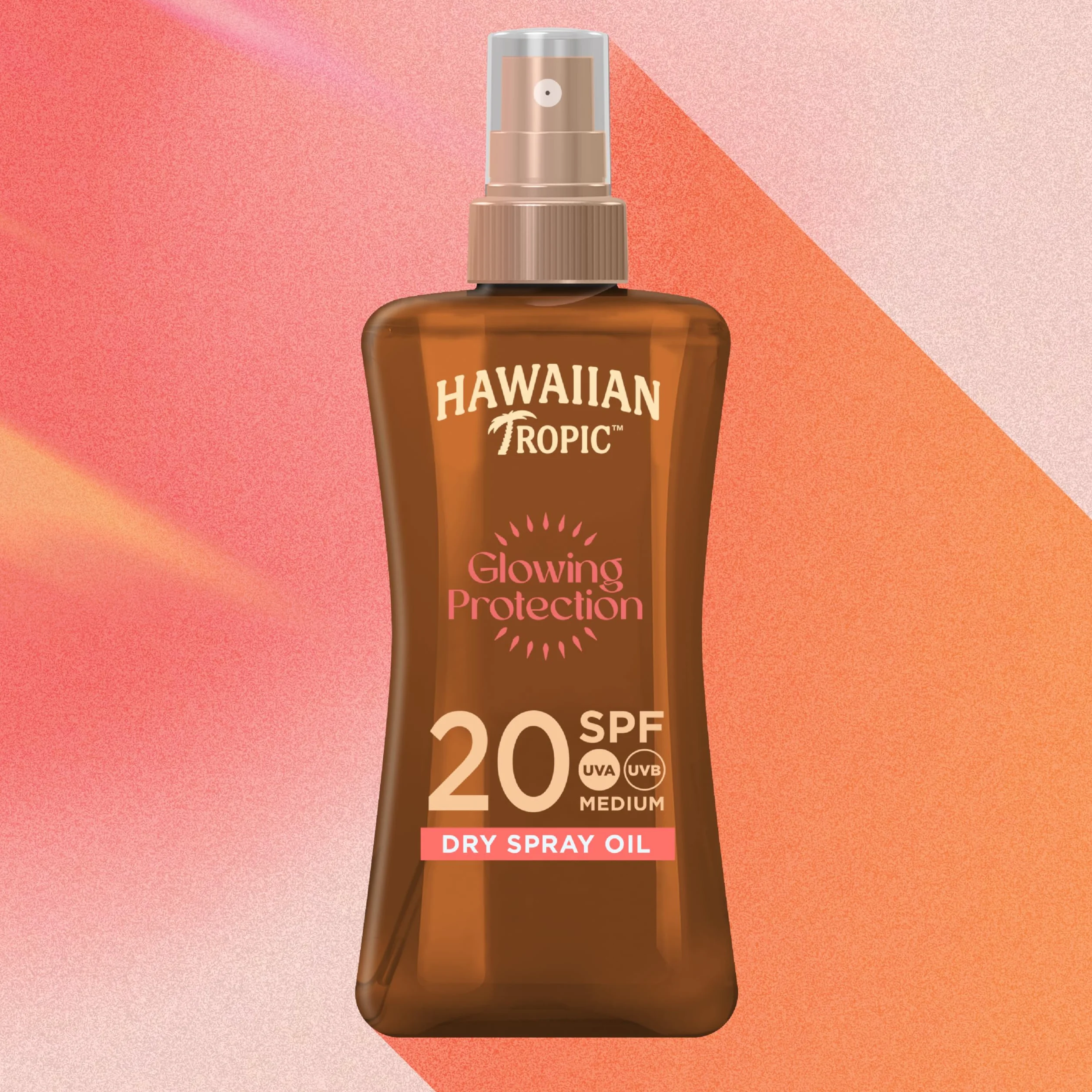 Hawaiian Tropic Aceite Solar SPF 20 Glowing Oil Bronceador Spray Coco Argán 200 ml