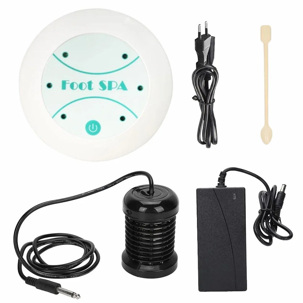 Baño de Pies Iónico, ADDLIVE Masajeador de Pies con Agua, Hidromasaje para Pies, Favorece la Circulación Sanguínea, Mejora la Calidad del Sueño y Alivia el Estrés(Sin Cuenca)