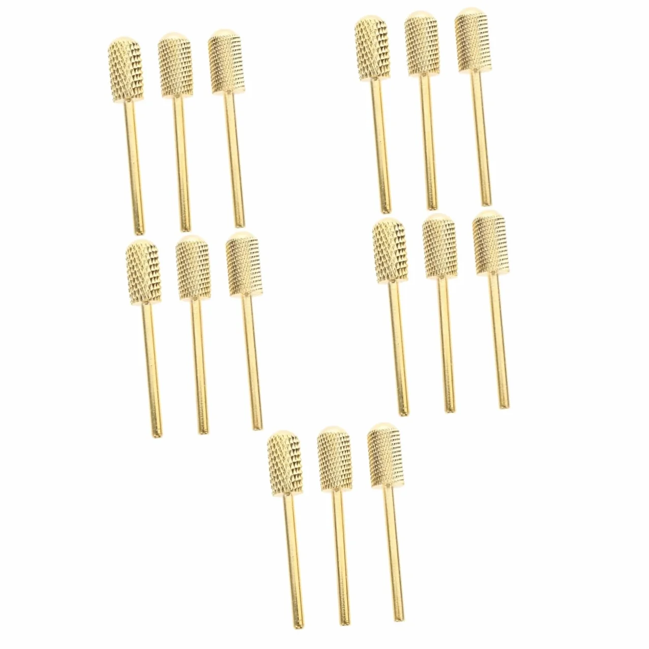 Beavorty 15piezas Broca De Manicura De Tungsteno De Cabezal Para Lijar Cutículas Compatible Taladros Eléctricos Para Salones y Uso Personal