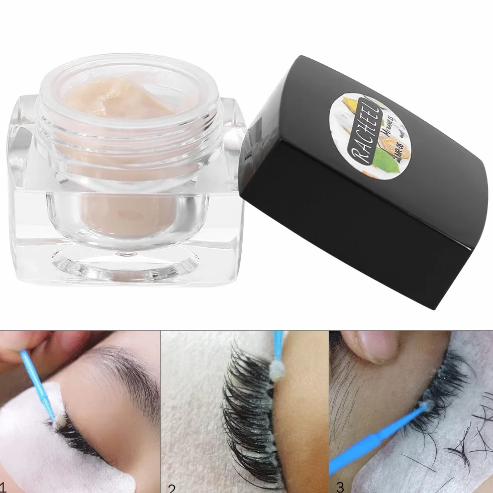 Crema Removedora de Pestañas 5g, Anti-irritación, Removedor de Gel Adhesivo para Extensiones