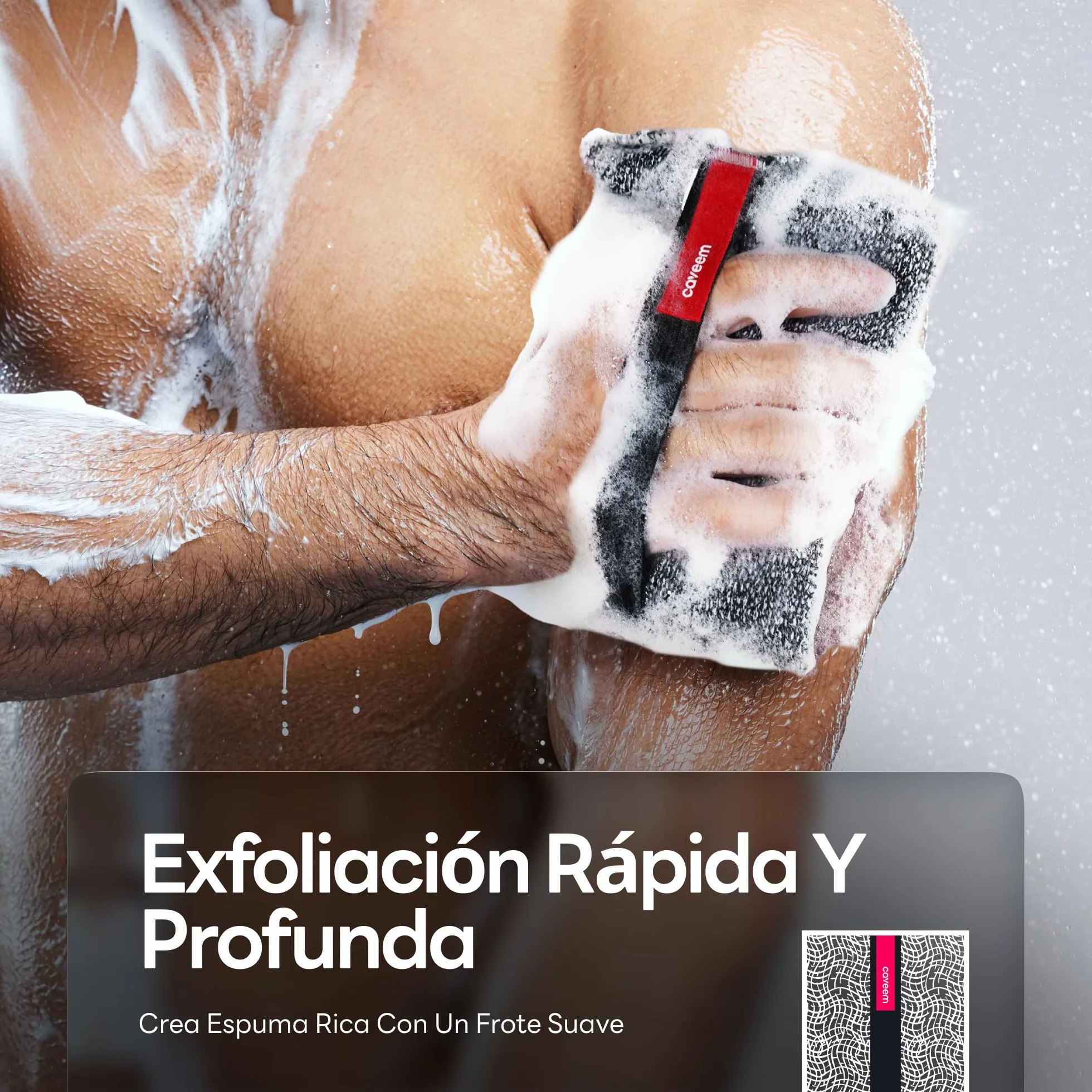 Esponja Exfoliante Corporal 2pcs para Baño y Ducha