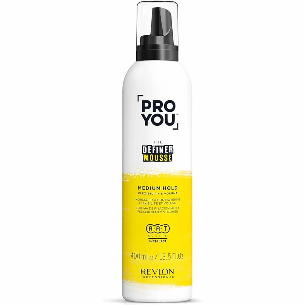 REVLON PROFESSIONAL ProYou Mousse para Cabello, Espuma para Rizos con Fijación Media, 400ml
