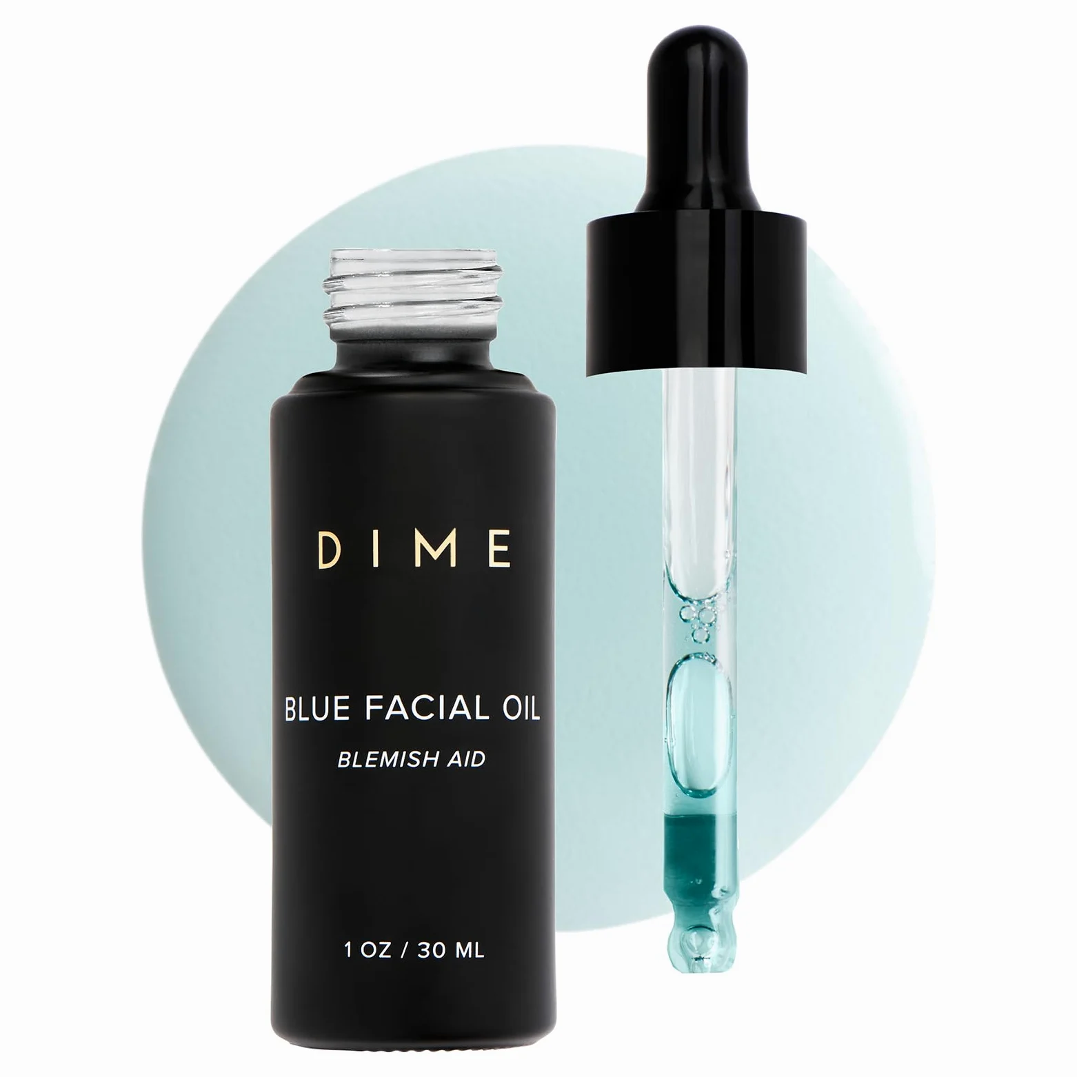 Dime Dime Beauty-Blue Tratamiento de manchas con aceite de tanazete azul, aceite de semilla de comino negro, aceite de rosa mosqueta y aceite de semilla de uva, 300 ml