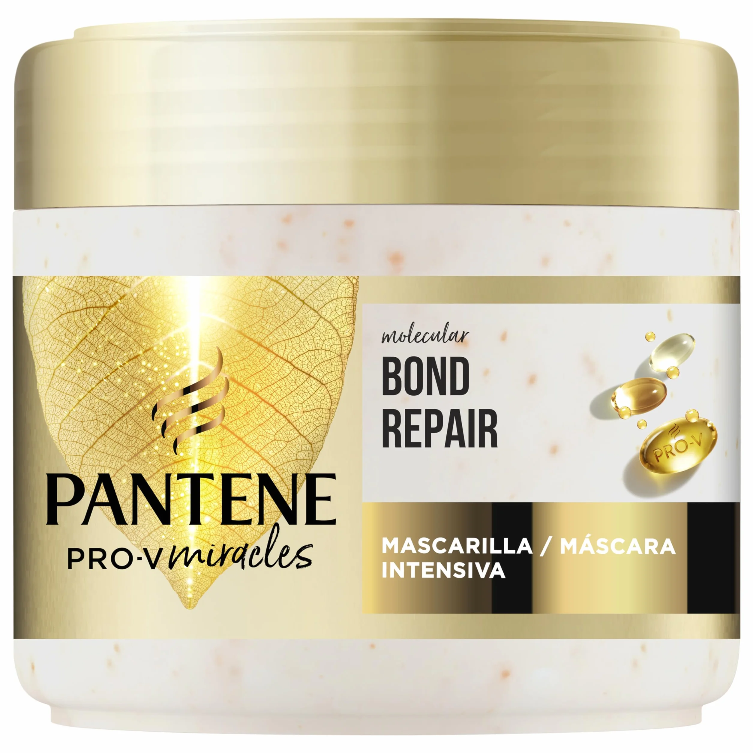 Pantene Molecular Bond Repair Mascarilla Capilar Intensiva con Biotina 300ml para Pelo Dañado