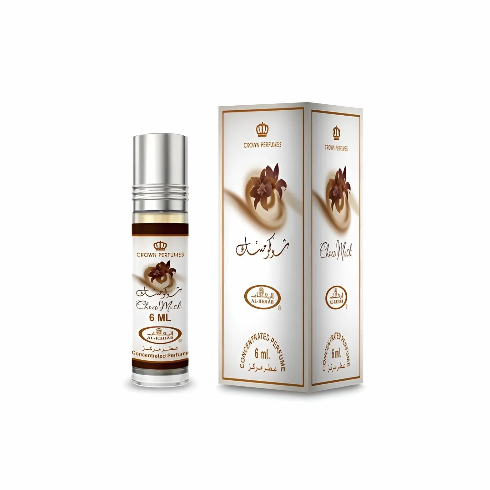 Al Rehab Chocolate Almizcle Aceite de Perfume 6x 6ml