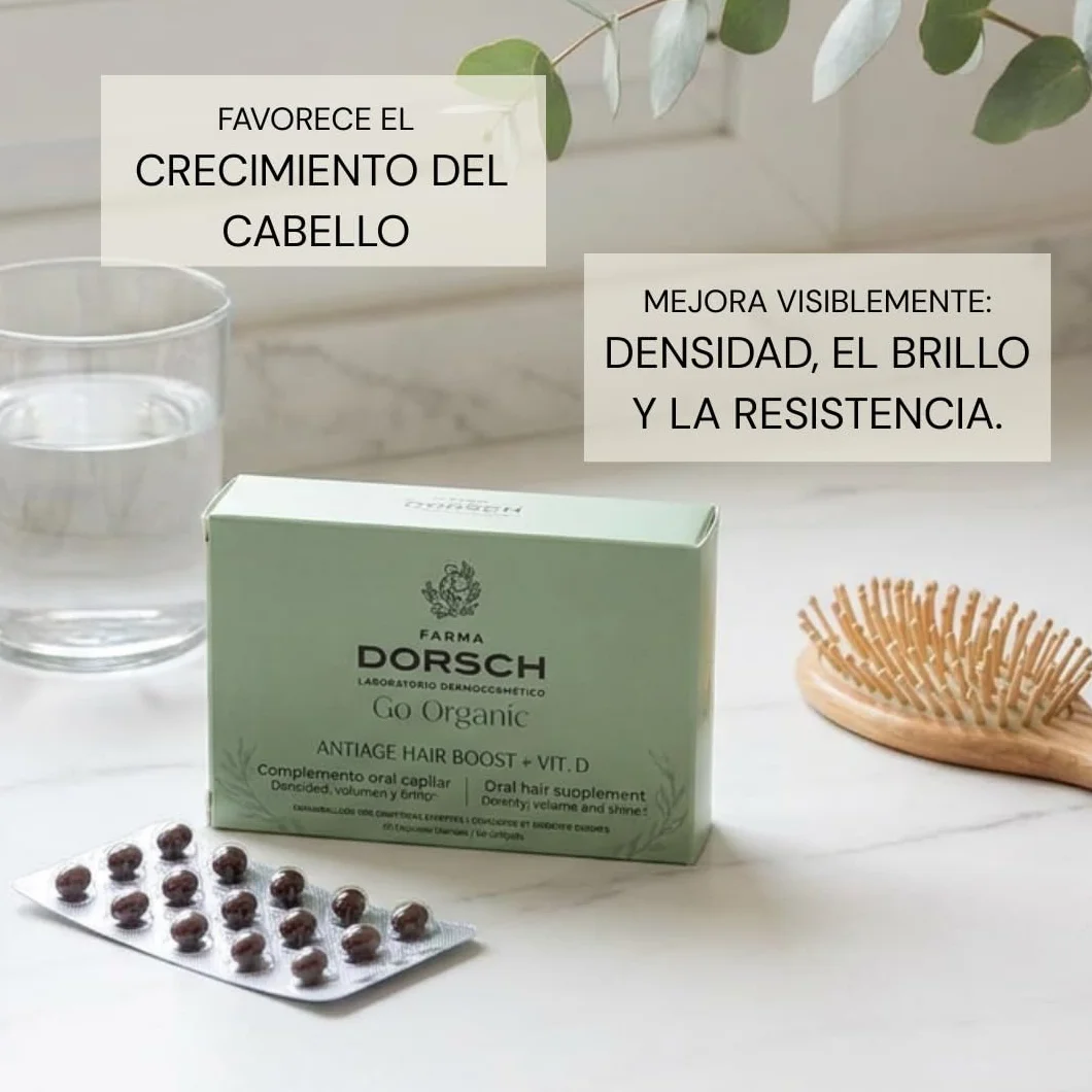 FARMA DORSCH Anti-Age Hair Boost Pastillas Pelo Anticaida 60 Cápsulas