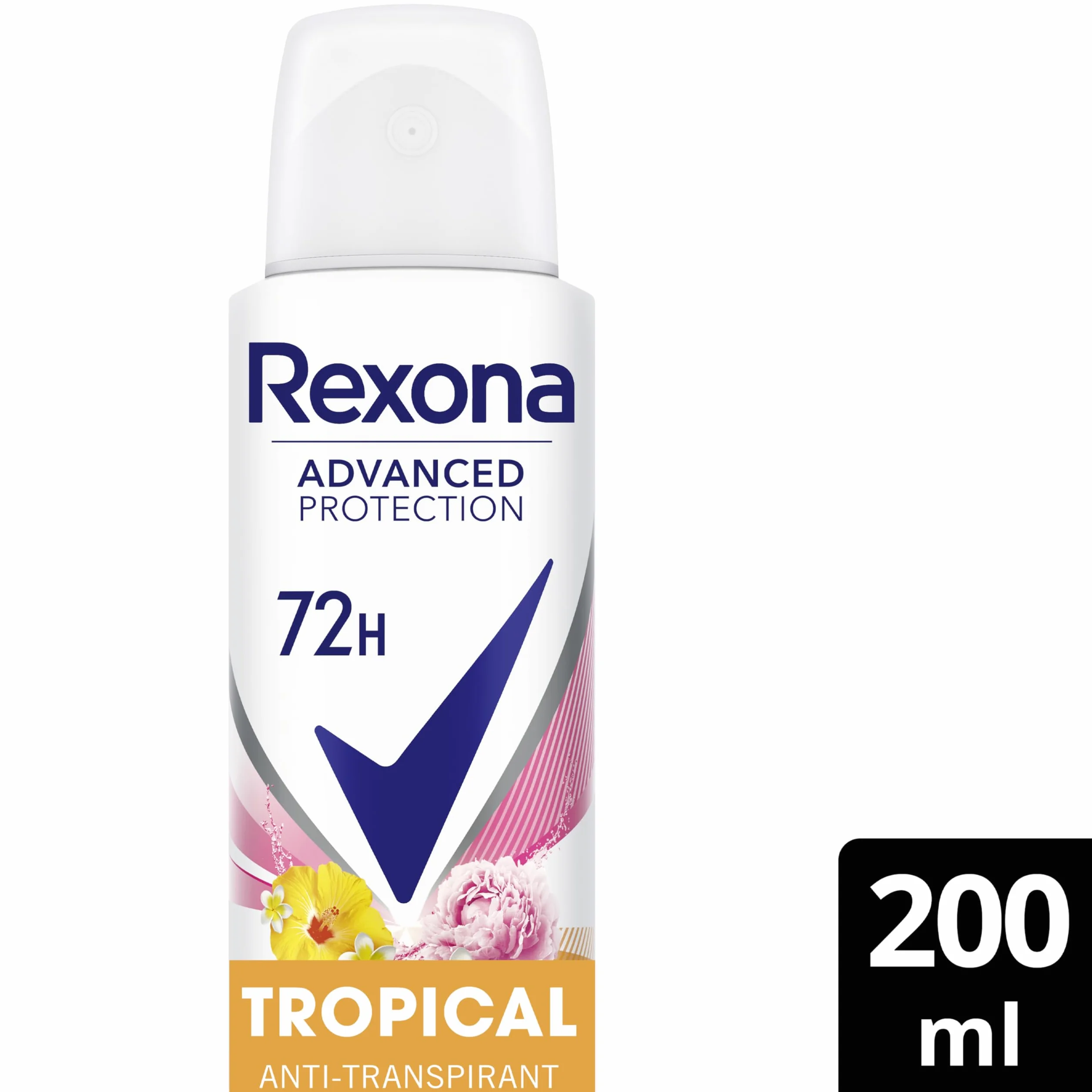 Rexona Advanced Protection Desodorante Antitranspirante Aerosol Mujer Tropical 72 horas 200 ML