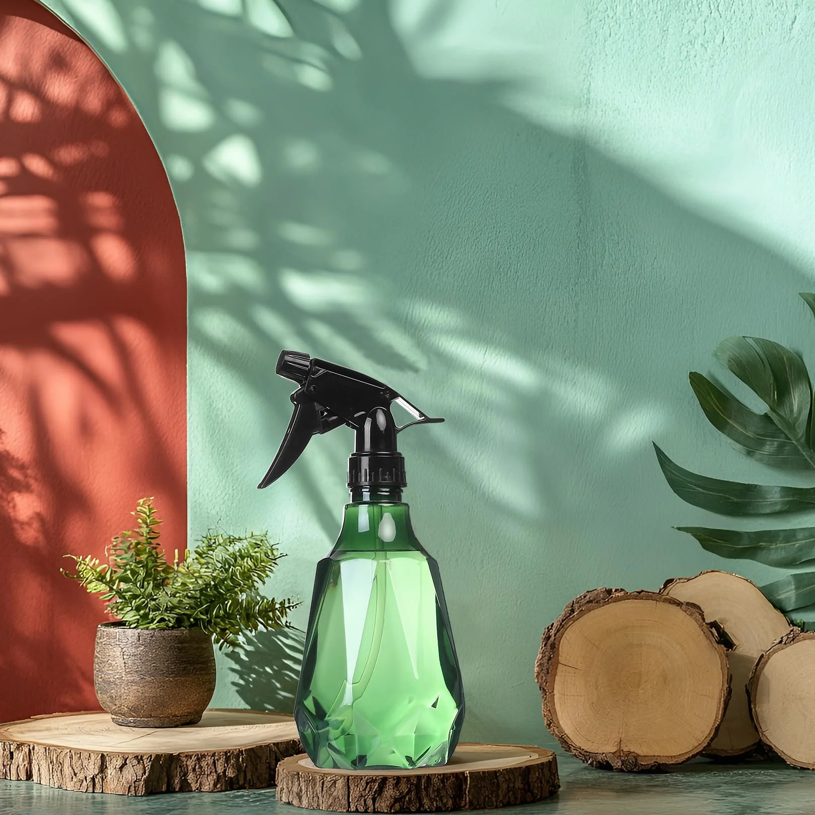 Pulverizador 500ml Botella Spray Plástico Vacía para Plantas Hogar Jardín