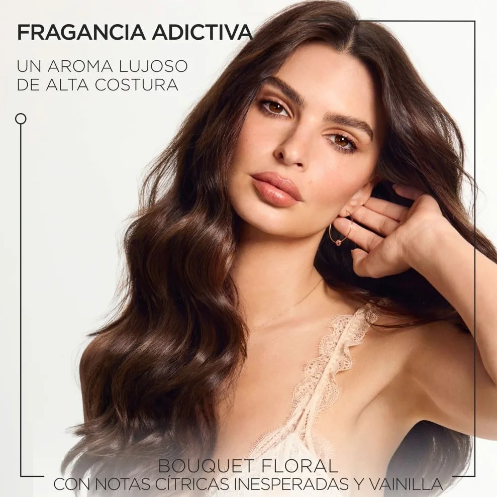 Kérastase Gloss Absolu Anti-Frizz Glaze Milk, Spray Multibeneficios Todo en Uno para Cabello con Tendencia al Encrespamiento, Con Ácido Glicólico, Ácido Hialurónico y Rosa Silvestre en Aceite, 190ml