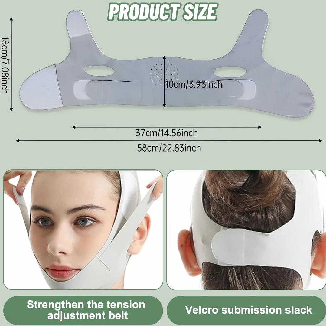 Mascarilla reafirmante facial V Line Lifting Máscara Correa