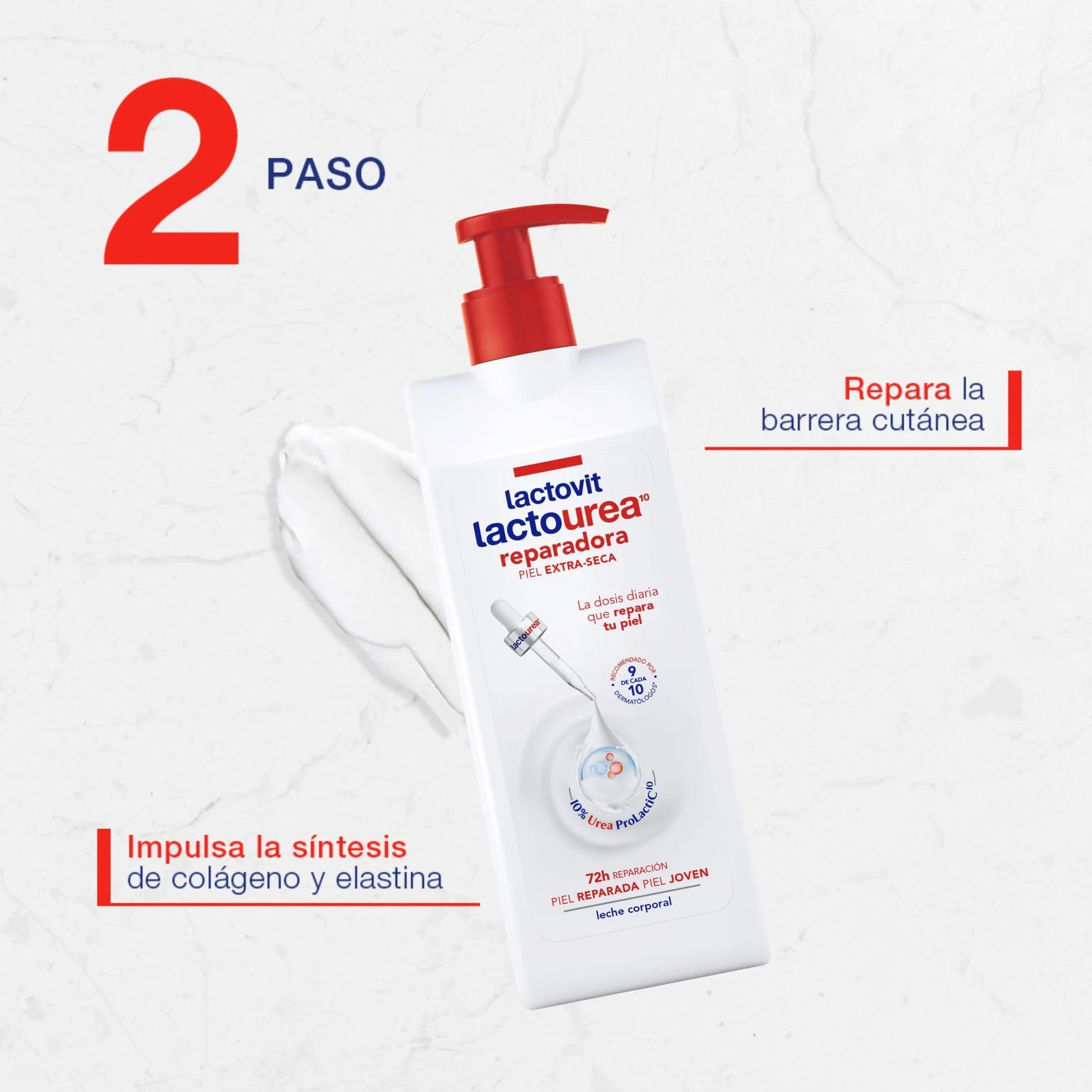 Lactovit Leche Corporal Reparadora Lactourea con Protein Calcium 400 ml