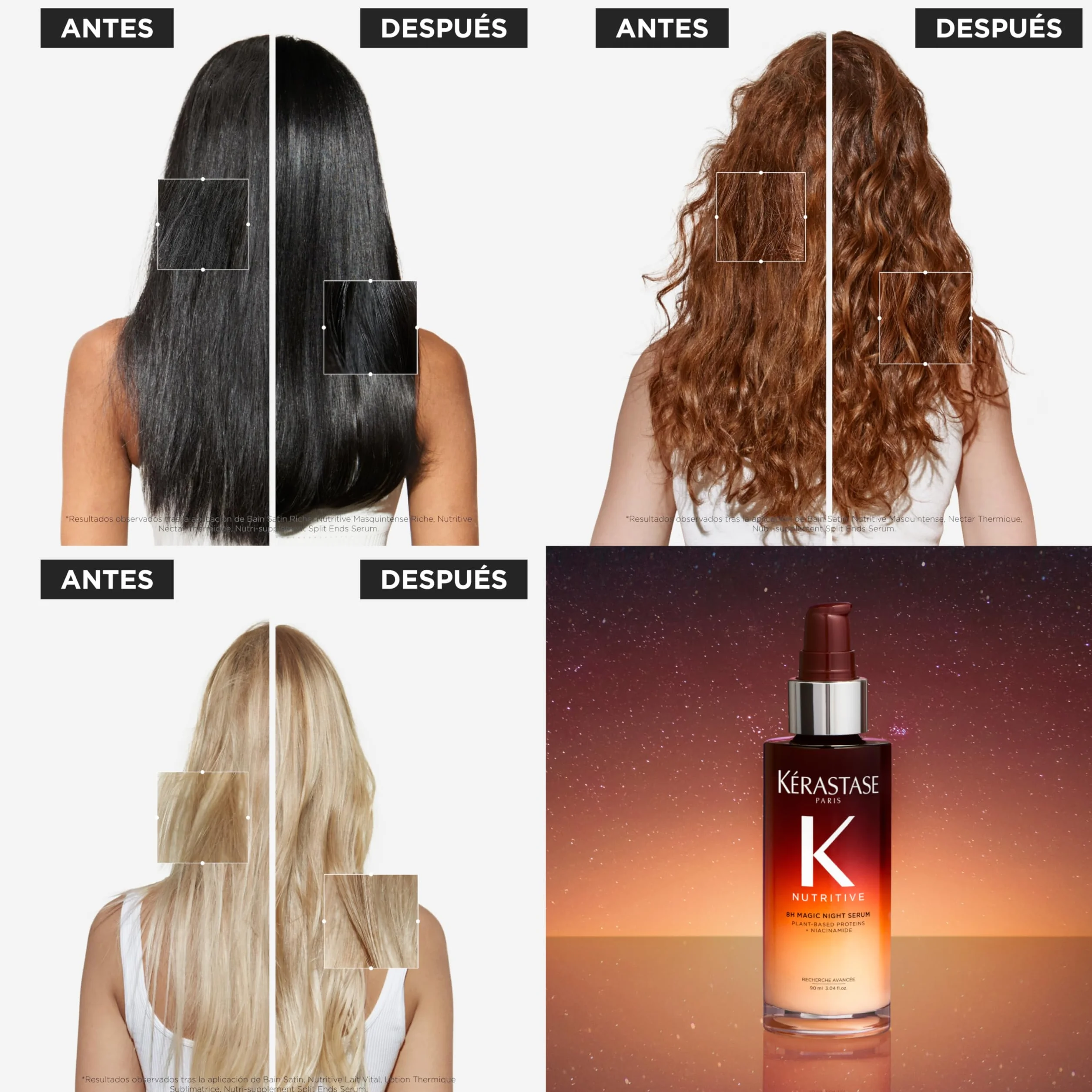 Kérastase Nutritive 8H Magic Night Serum 90 ml Sérum Reparador de Noche