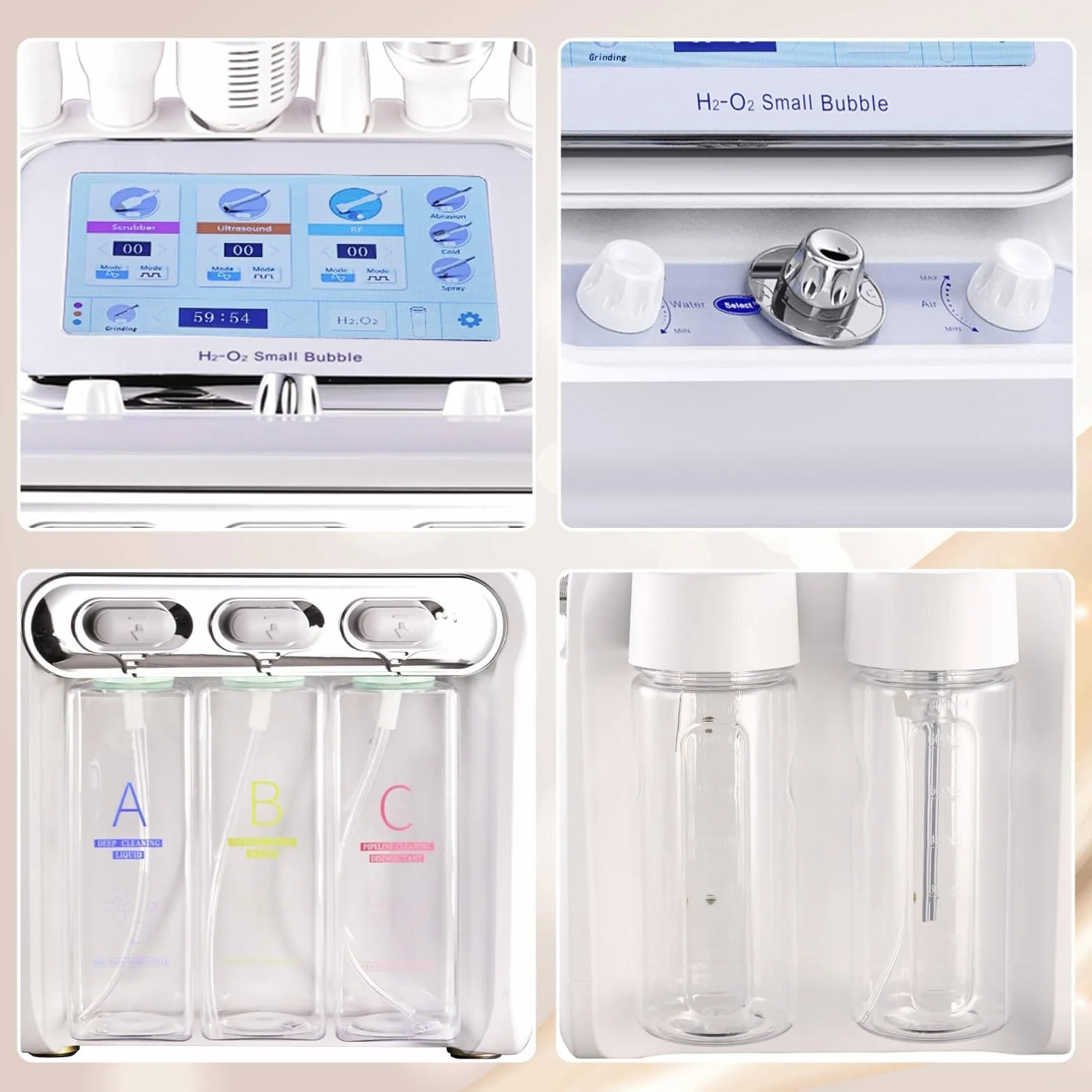 Máquina De Microdermoabrasión De Diamante 7 En 1 | Dispositivo De Hidrodermoabrasión Facial, Exfoliación Facial Para El Cuidado De La Piel En Casa O En Un Salón De Belleza