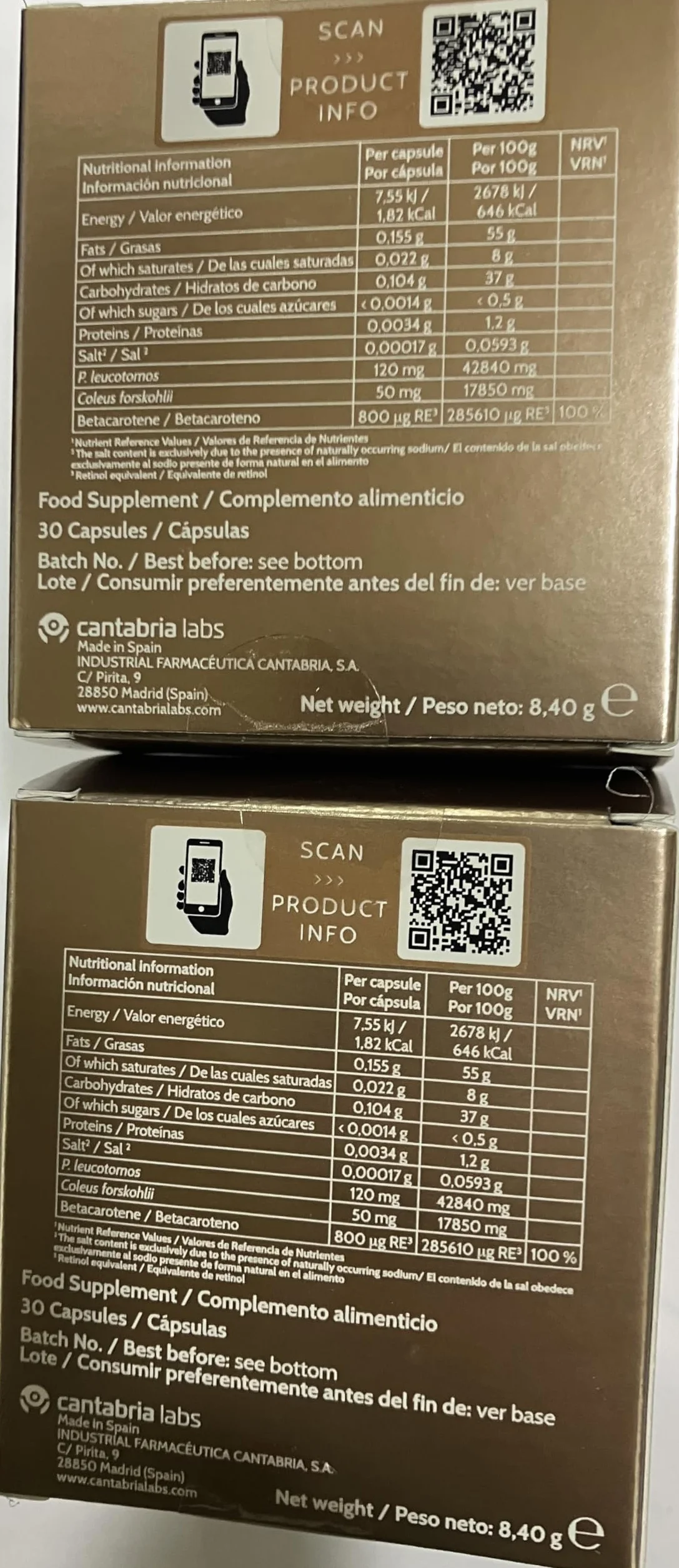 IFC HELIOCARE Bronze 30 Cápsulas