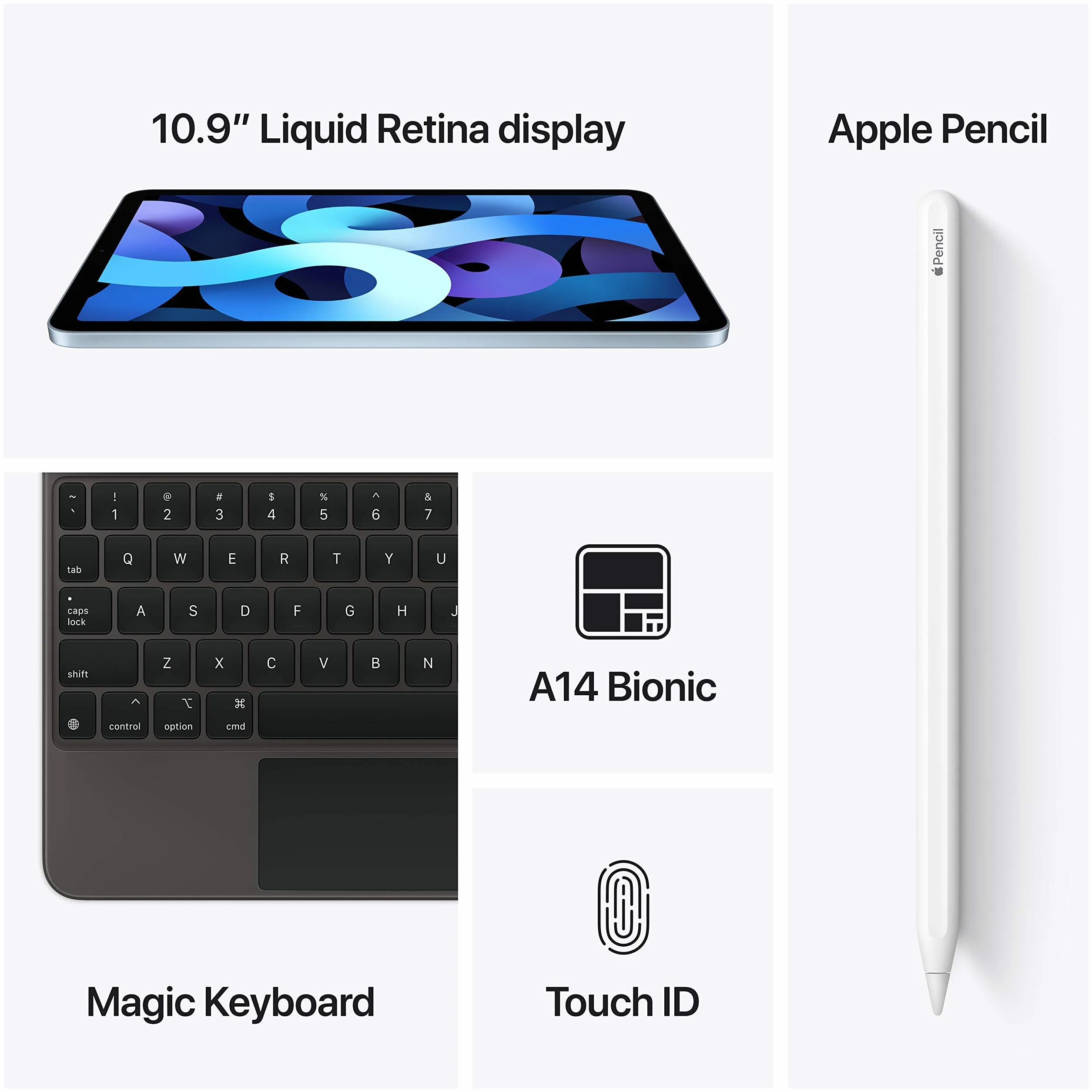 Apple iPad Air 10,9" Wi-Fi + Celular 64GB Gris Espacial Reacondicionado