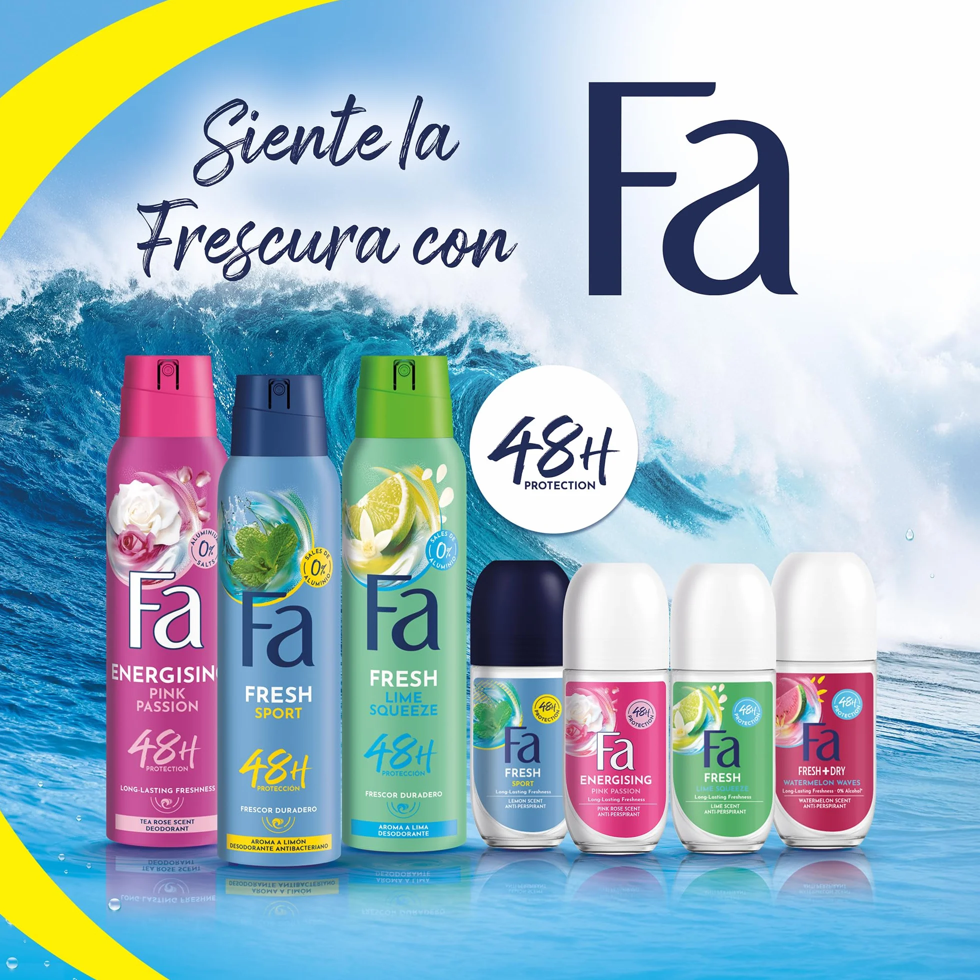Fa Desodorante Roll-On Pink Passion 50ml