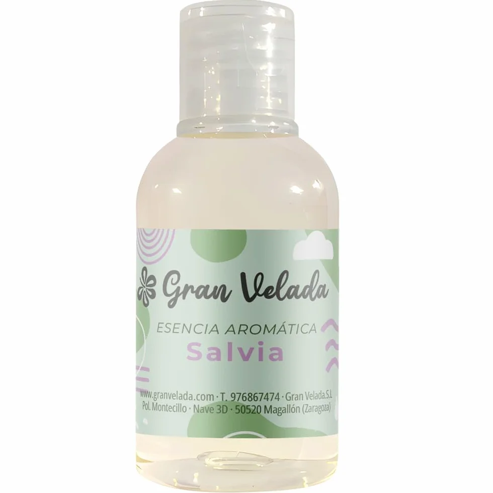 Esencia Aromática de Salvia: Notas Herbales, Frescas y Florales | Ideal para Perfumes Caseros y Cosméticos | 250 ml