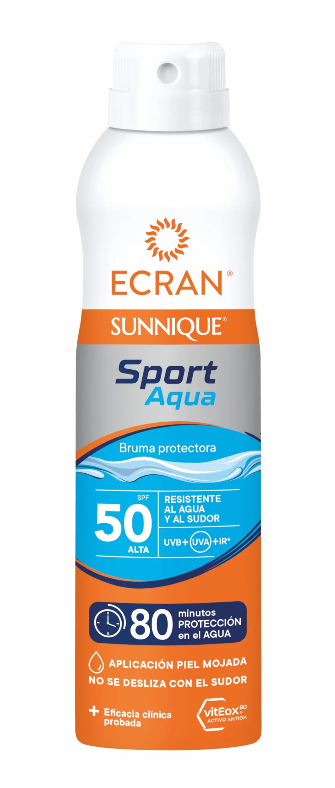 Sunnique Sport Bruma Protectora Solar SFP 50 Piel Mojada 250 ml