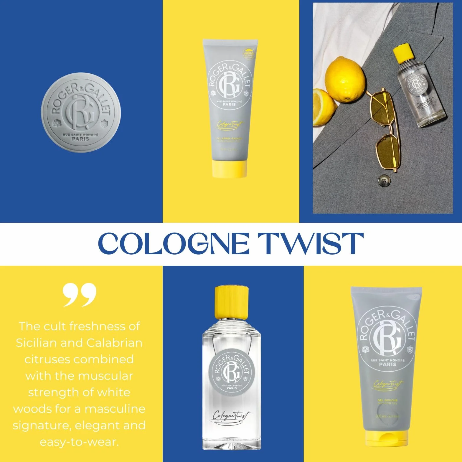 Roger & Gallet Gel After Shave Cologne Twist 75ml