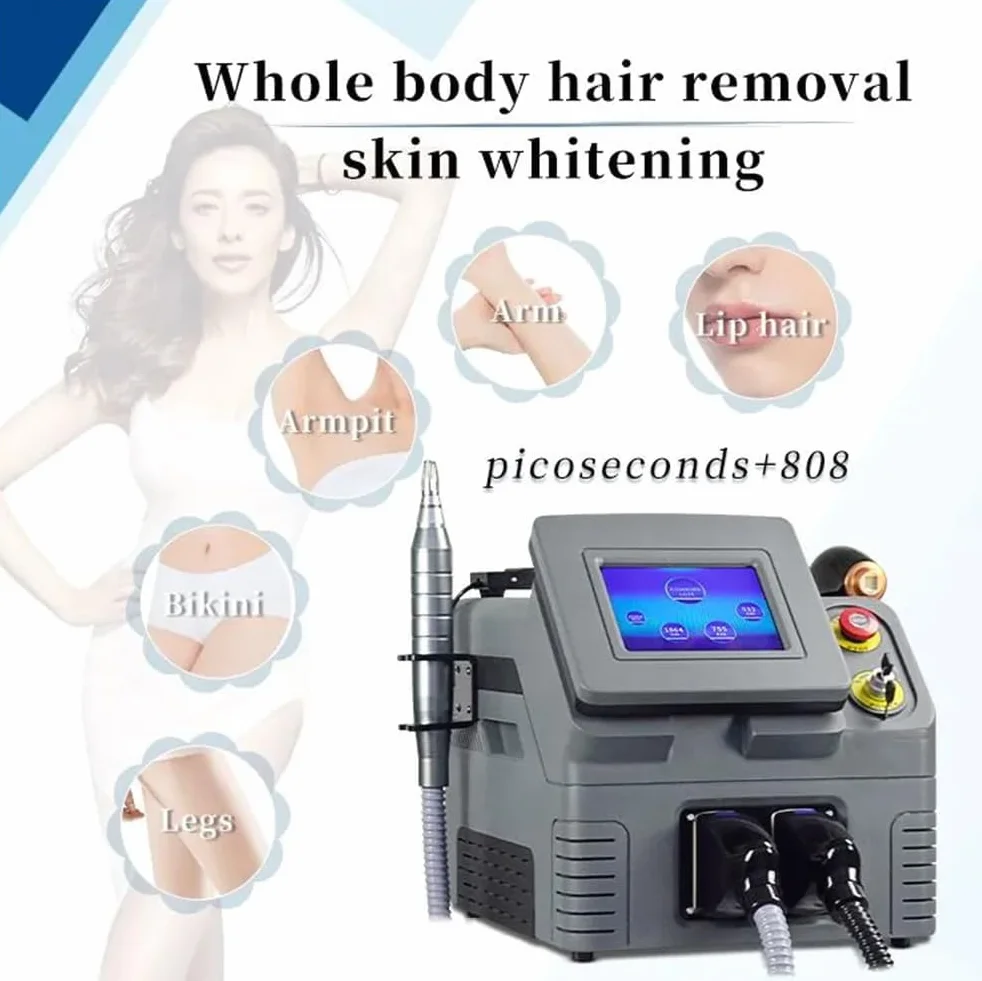 Máquina de eliminación de tatuajes GURSAC Picosecond 220 V 808 nm láser de diodo