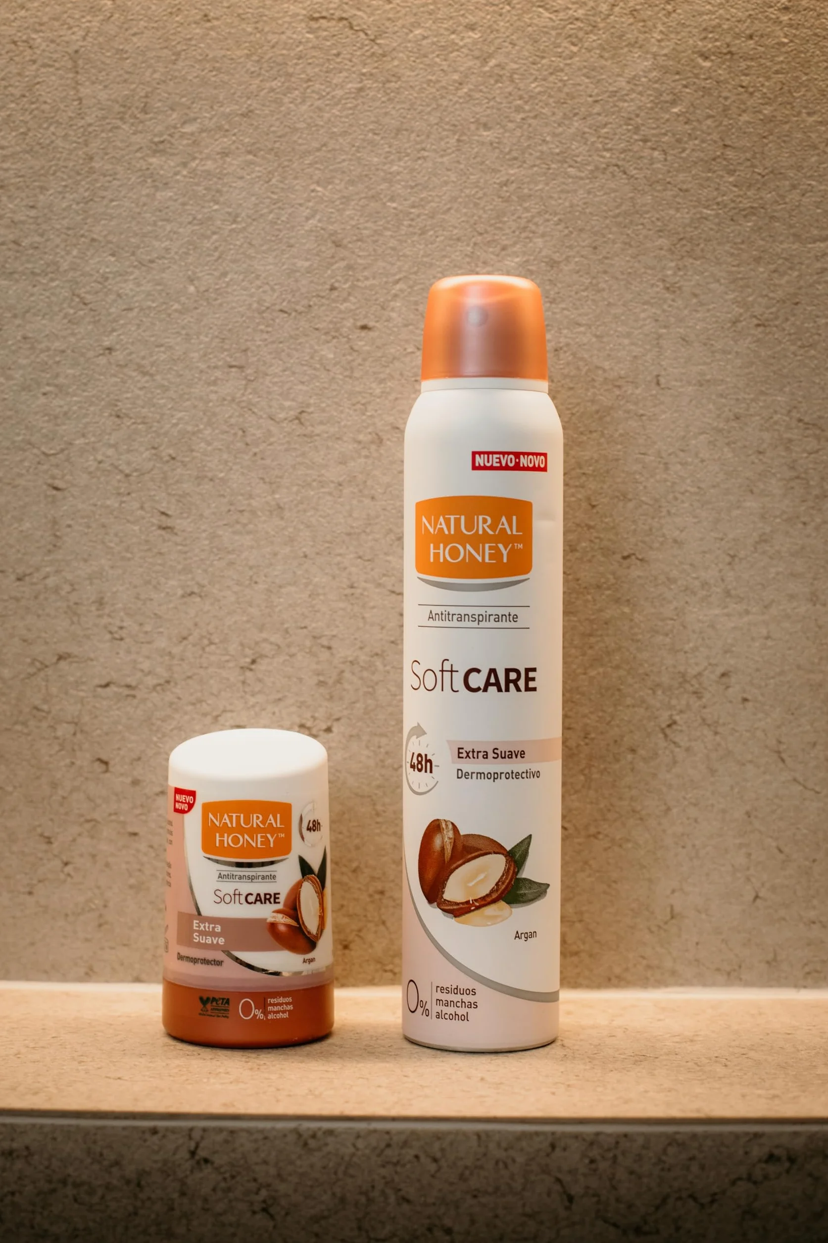 Natural Honey Soft Care Antitranspirante Argán Desodorante Spray Sin Alcohol 48H 200 ml