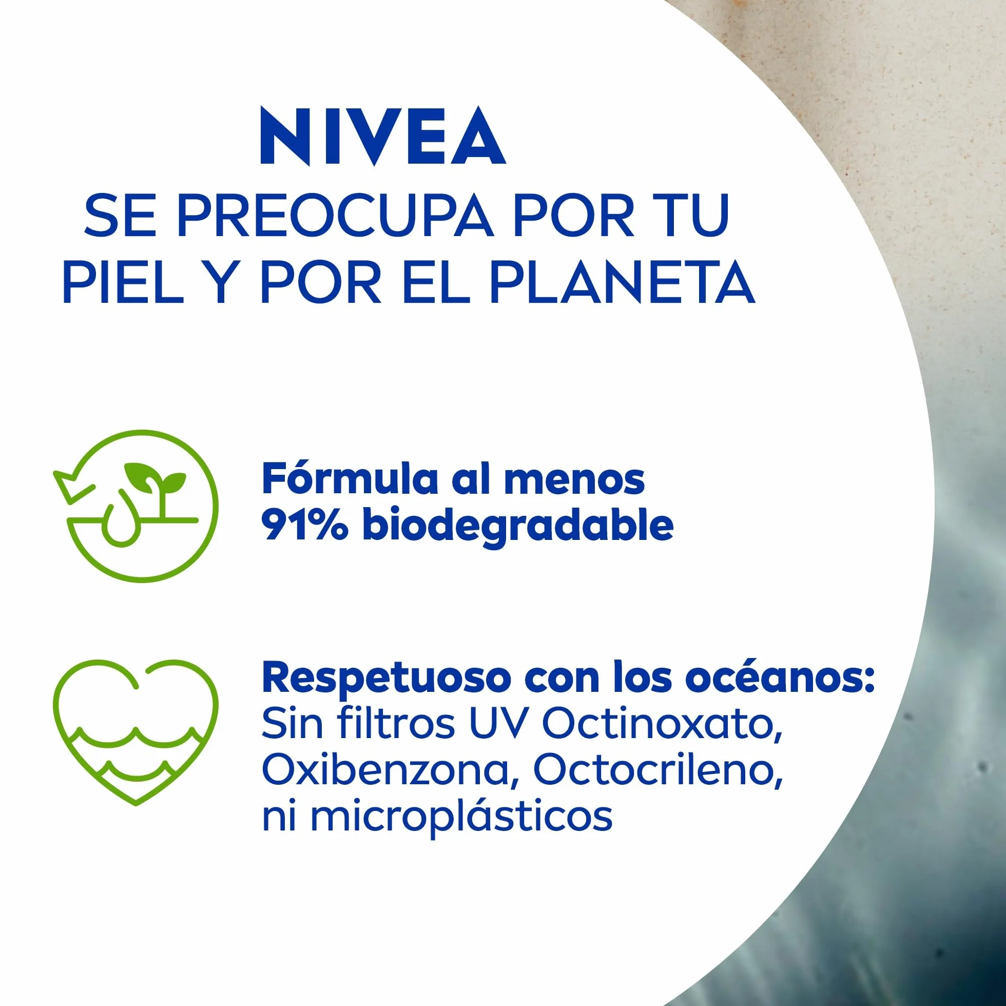NIVEA SUN Protege & Refresca Spray Bruma Solar FP50 200 ml Protector Solar Transparente Resistente al Agua