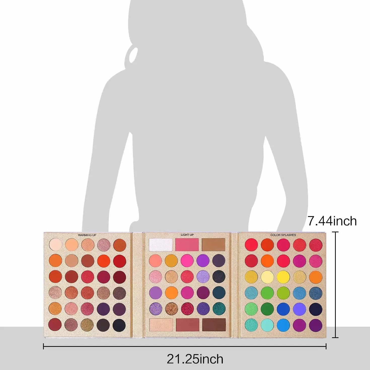 UCANBE Paletas de Maquillaje Multiusos 86 Coloridas, Sombra de Ojos Mate y Brillante