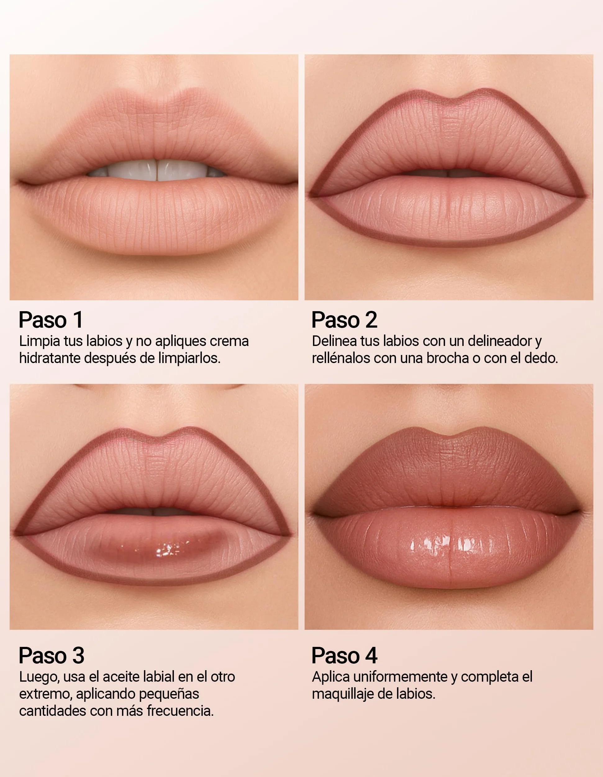 Erinde 2-en-1 Perfilador de Labios & Brillo, Labial Hidratante y Perfilador Mate, Alta Pigmentación, Larga Duración #06