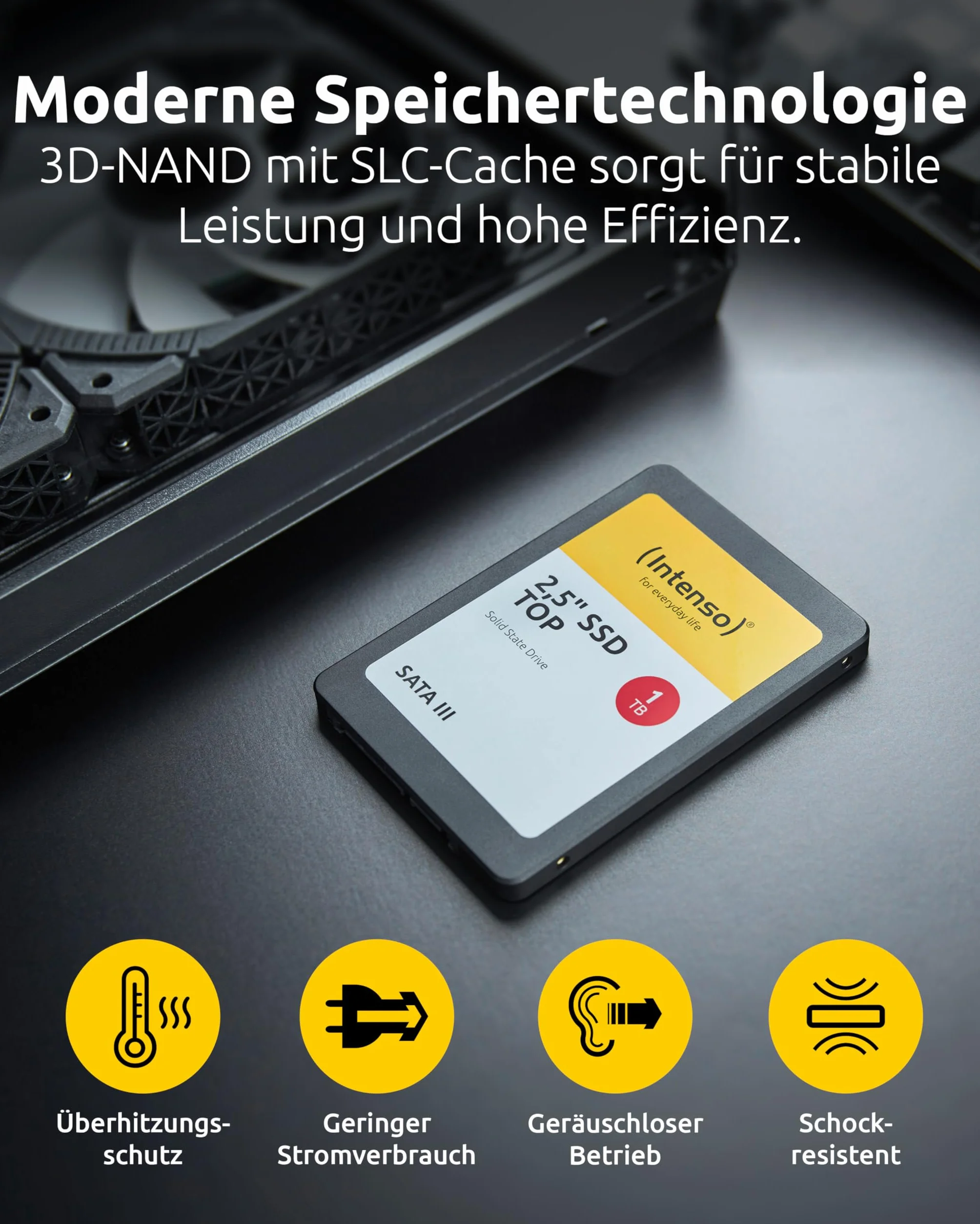 Intenso 2.5 Inch SSD SATA III 256 GB Unidad de estado sólido
