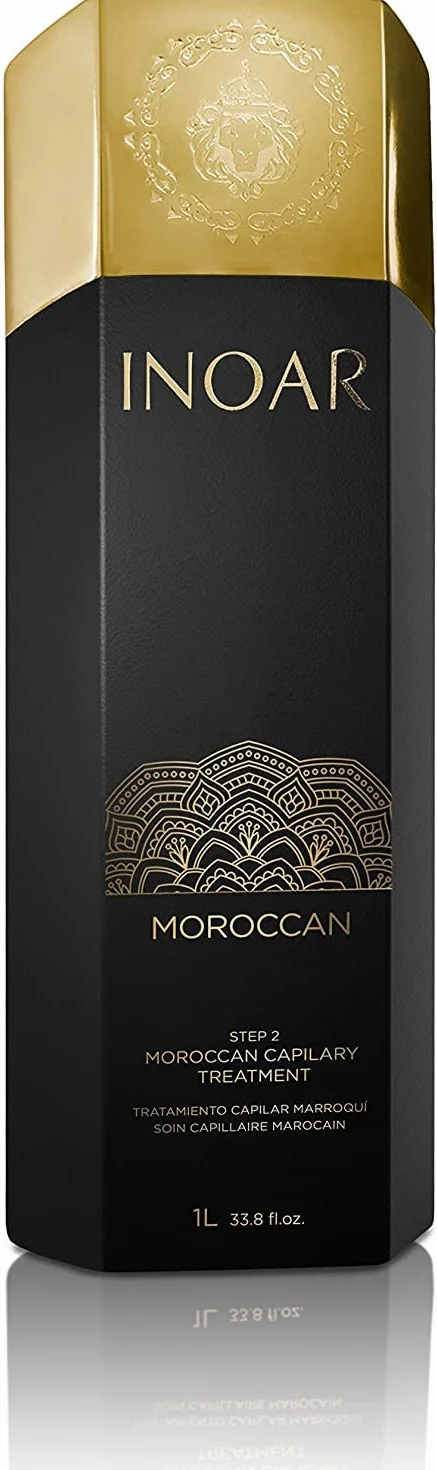 INOAR Sistema de Alisado Capilar Marroquino-Brasilero 1 Litro Queratina