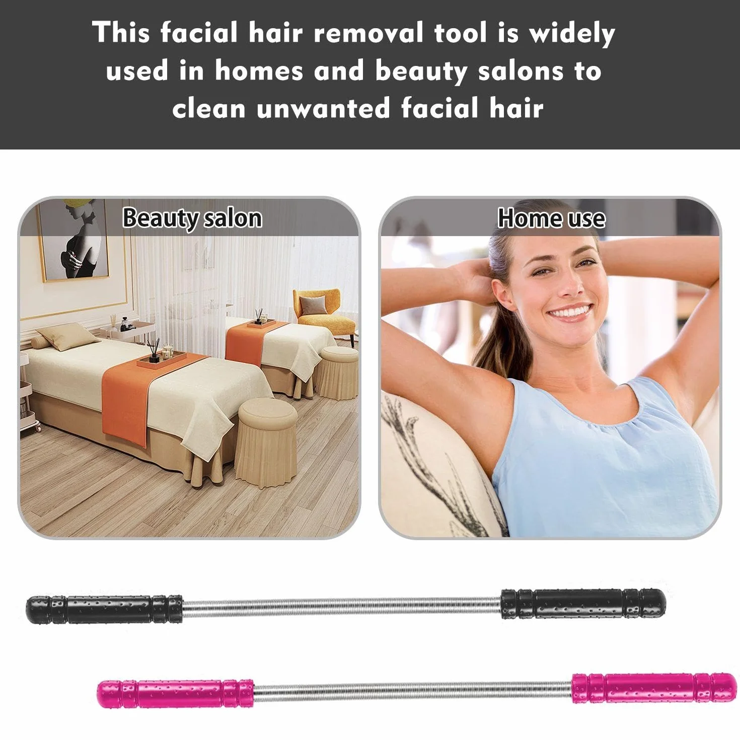 Removedor De Vello Facial De 2 Piezas, Removedor De Vello Facial, Herramienta De Belleza, Dispositivo De Depilación, Removedor De Vello Facial Manual Para Labio Superior, Mejillas Y Cuello