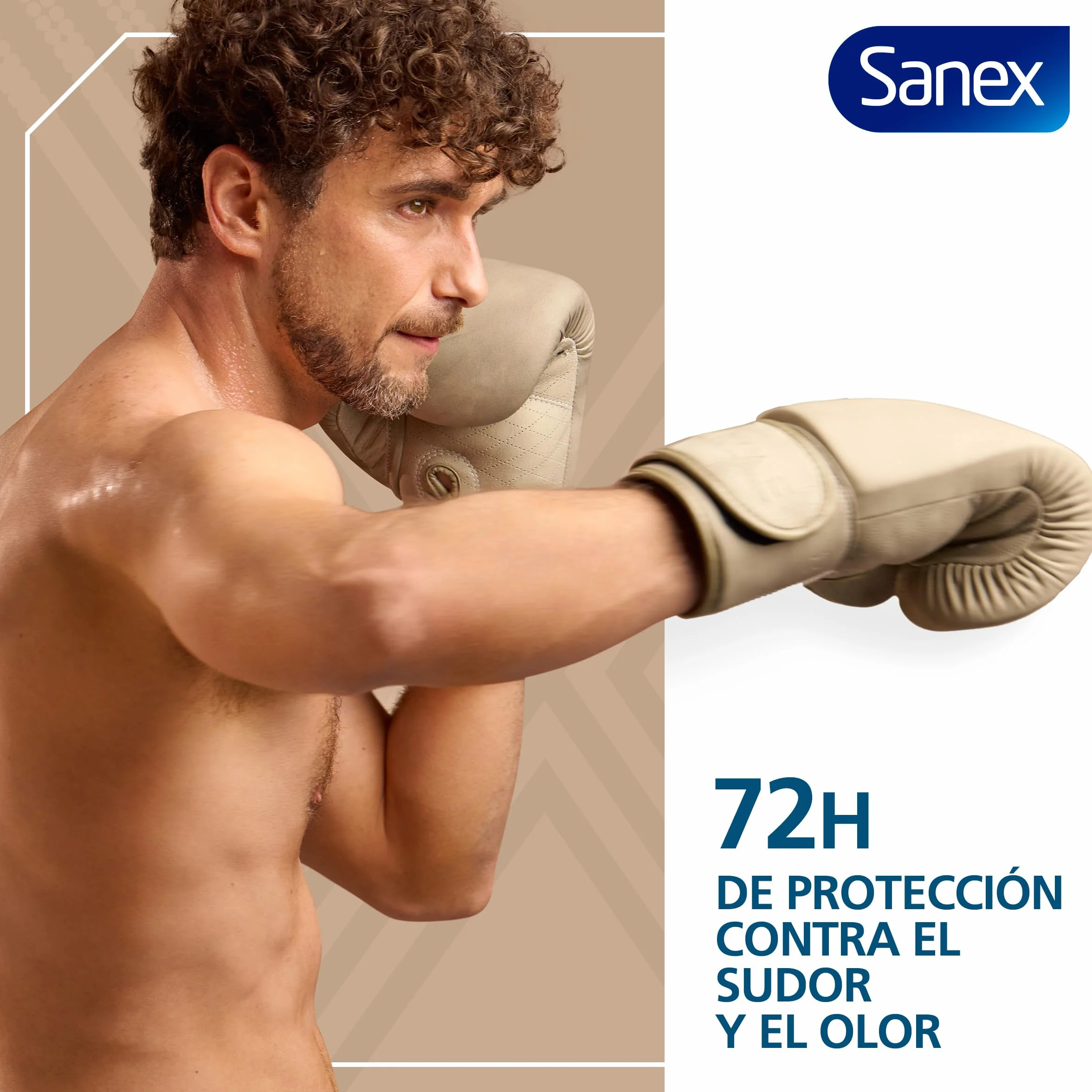 Sanex Men Active Control Desodorante Spray 200 ml Pack 6 uds Antitranspirante 72H 0% Alcohol