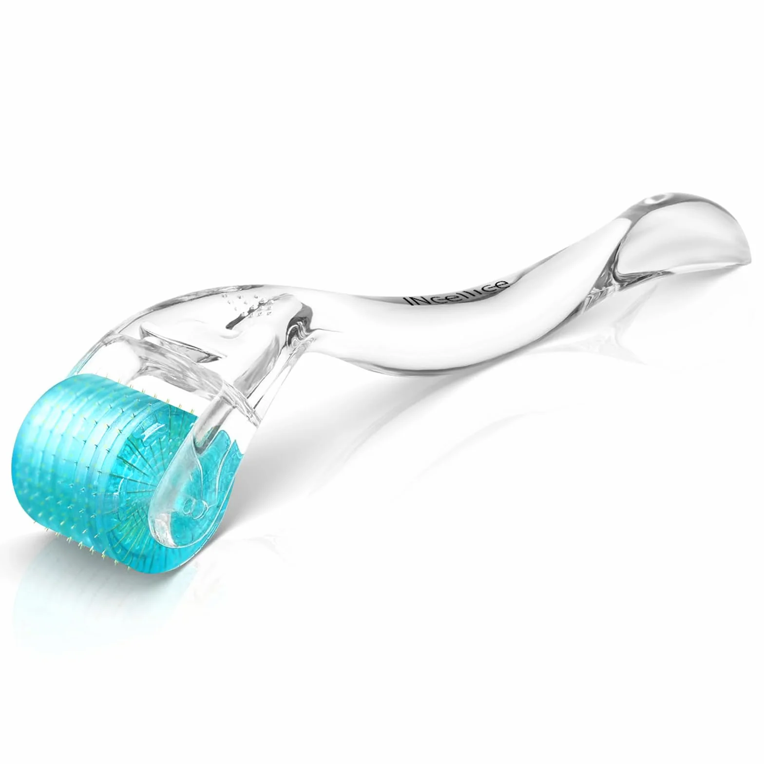 Derma Roller 0.5 mm Titanio Aguja, Microneedling Roller para Crecimiento de Cabello y Barba
