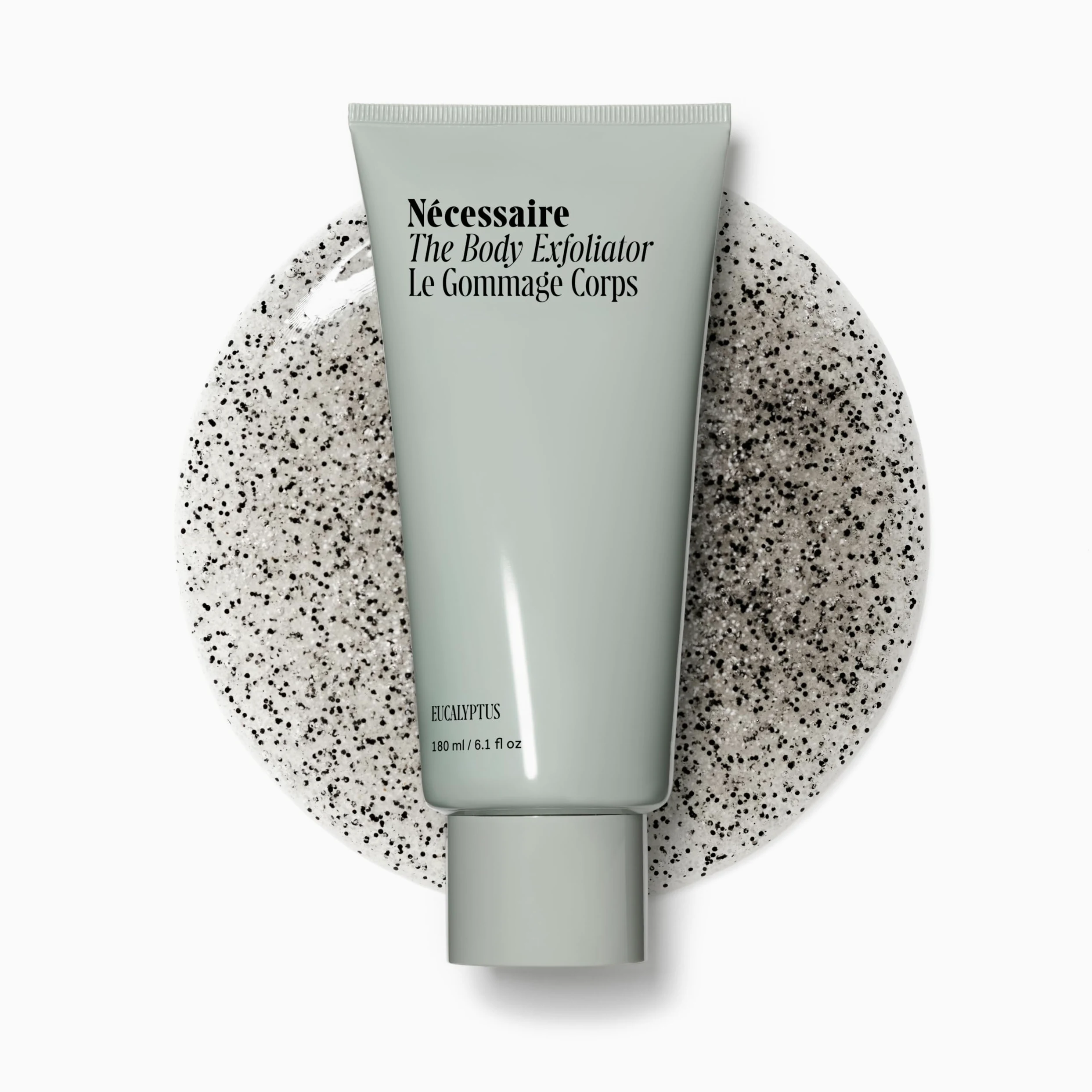 The Body Exfoliator Eucalyptus. Exfoliante corporal exfoliante. Exfoliante corporal KP. | Mezcla de AHA, BHA y PHA. Hipoalergénico, probado por dermatólogos. Resurge la piel. 180 ml / 6.1 fl oz.