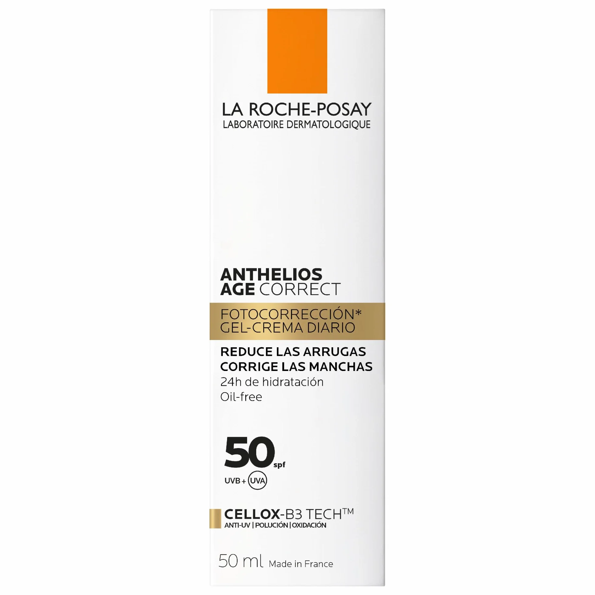 La Roche Posay Anthelios Age Correct Gel-Crema Protector SPF50 Antiedad 50 ml