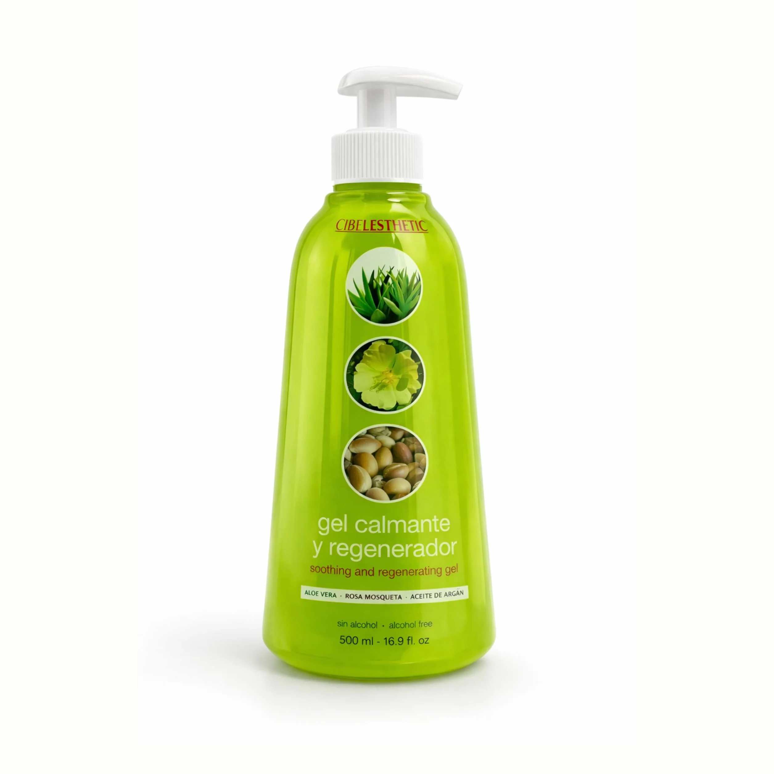 Cibelesthetic Gel de Aloe Vera Puro con Rosa Mosqueta y Aceite de Argán - Regenerador Intensivo 5L