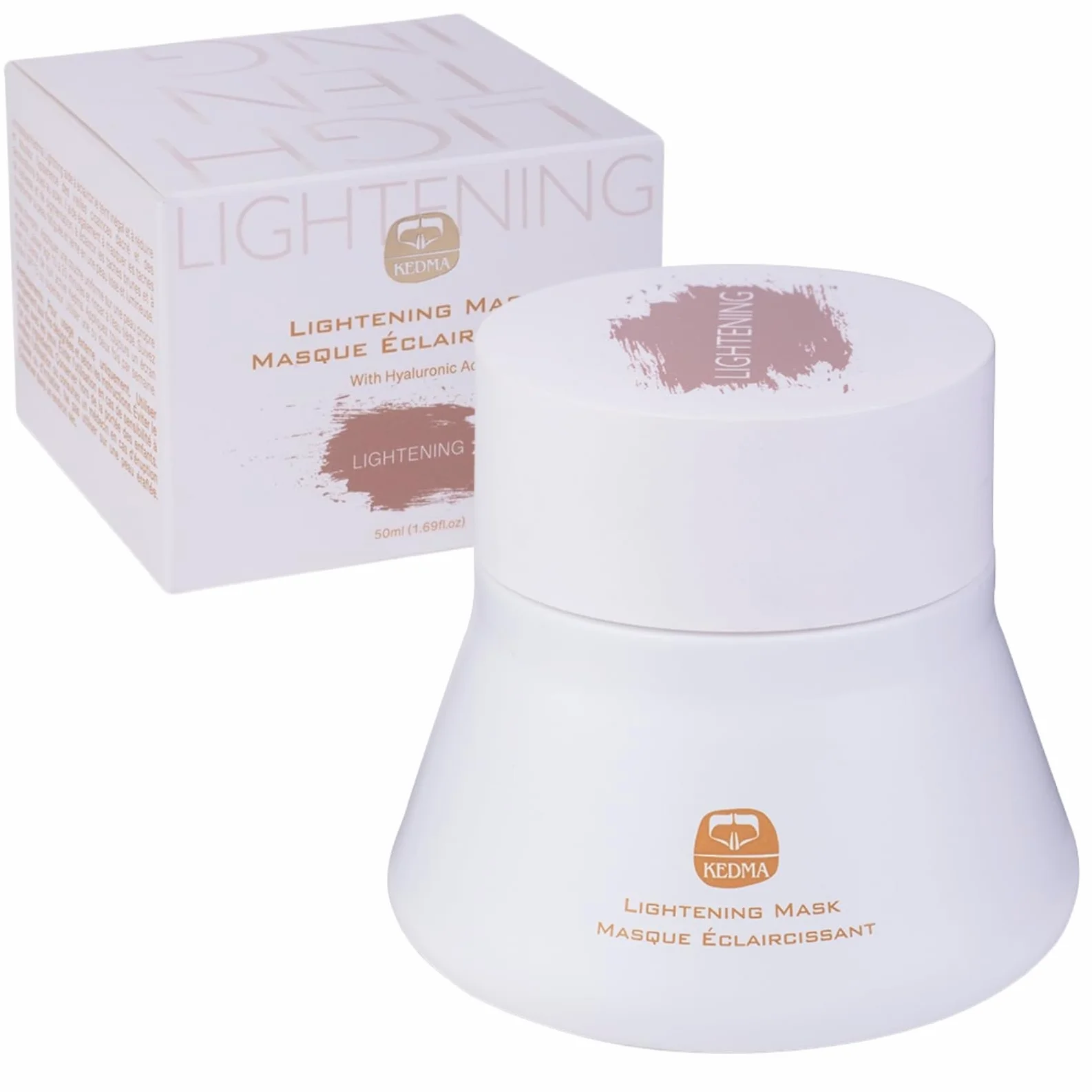 KEDMA - Mascarilla Facial Iluminadora para Piel Apagada & Manchas - 50ml | La mascarilla con caolín, ácidos de frutas y vitamina C purifica y ayuda a iluminar la piel apagada.