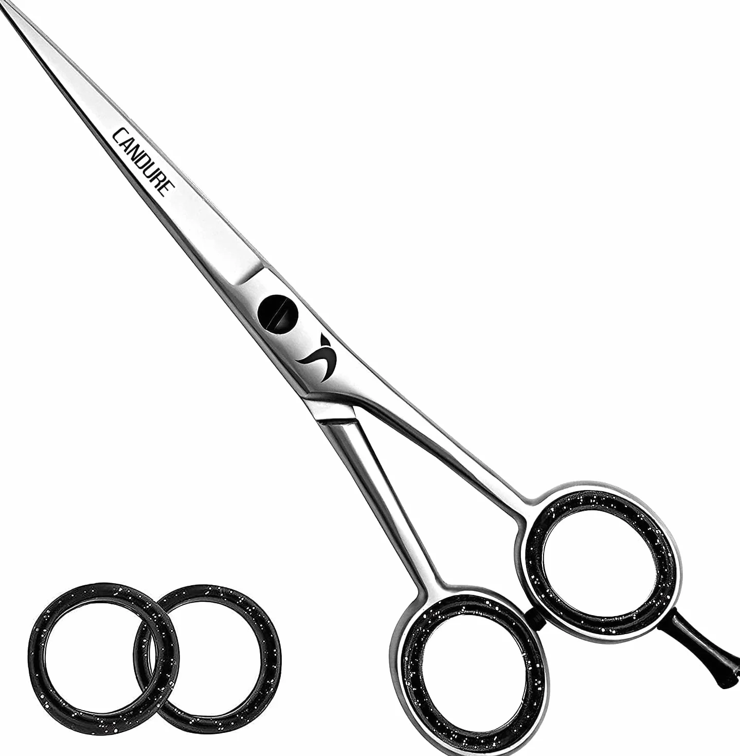 Candure Tijeras de Peluqueria Profesional Acero Inoxidable 6.5 Pulgadas