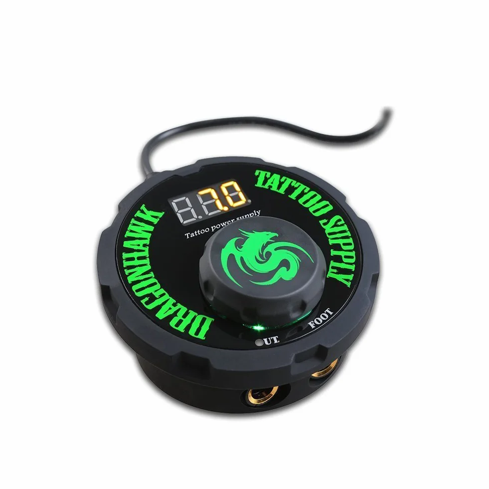 Dragonhawk P087 - Fuente de alimentación para máquina de tatuaje