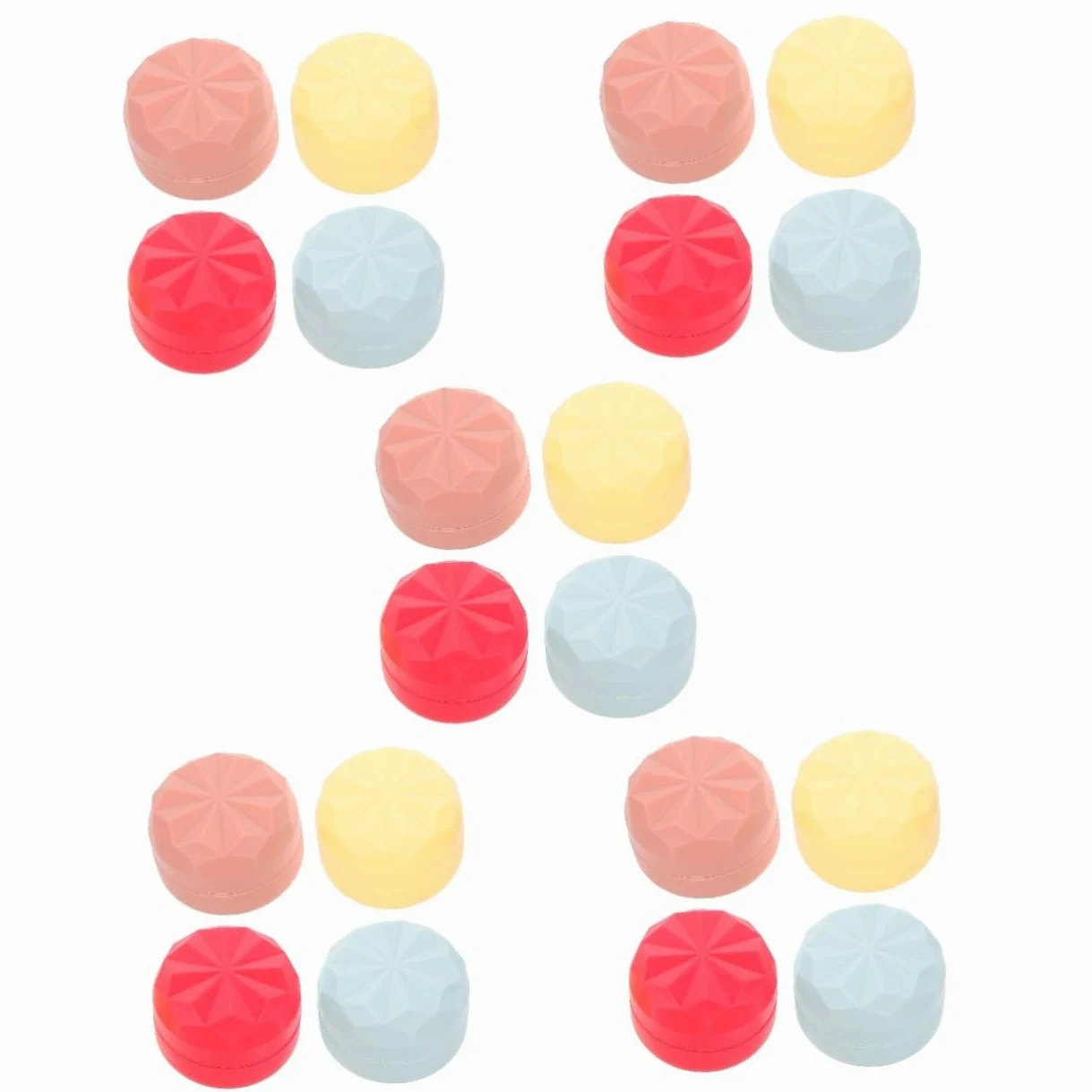 Healeved 20piezas Frascos De Silicona Rellenables De Contenedores De Crema Para Viaje Diseño y Compacto Para Cosméticos y Lociones